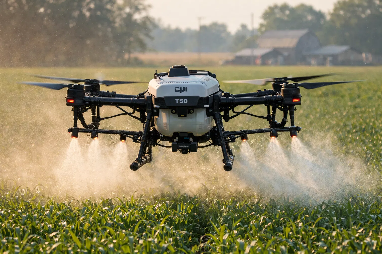 Dron DJI Agras T50 - Servicios agrícolas de precisión