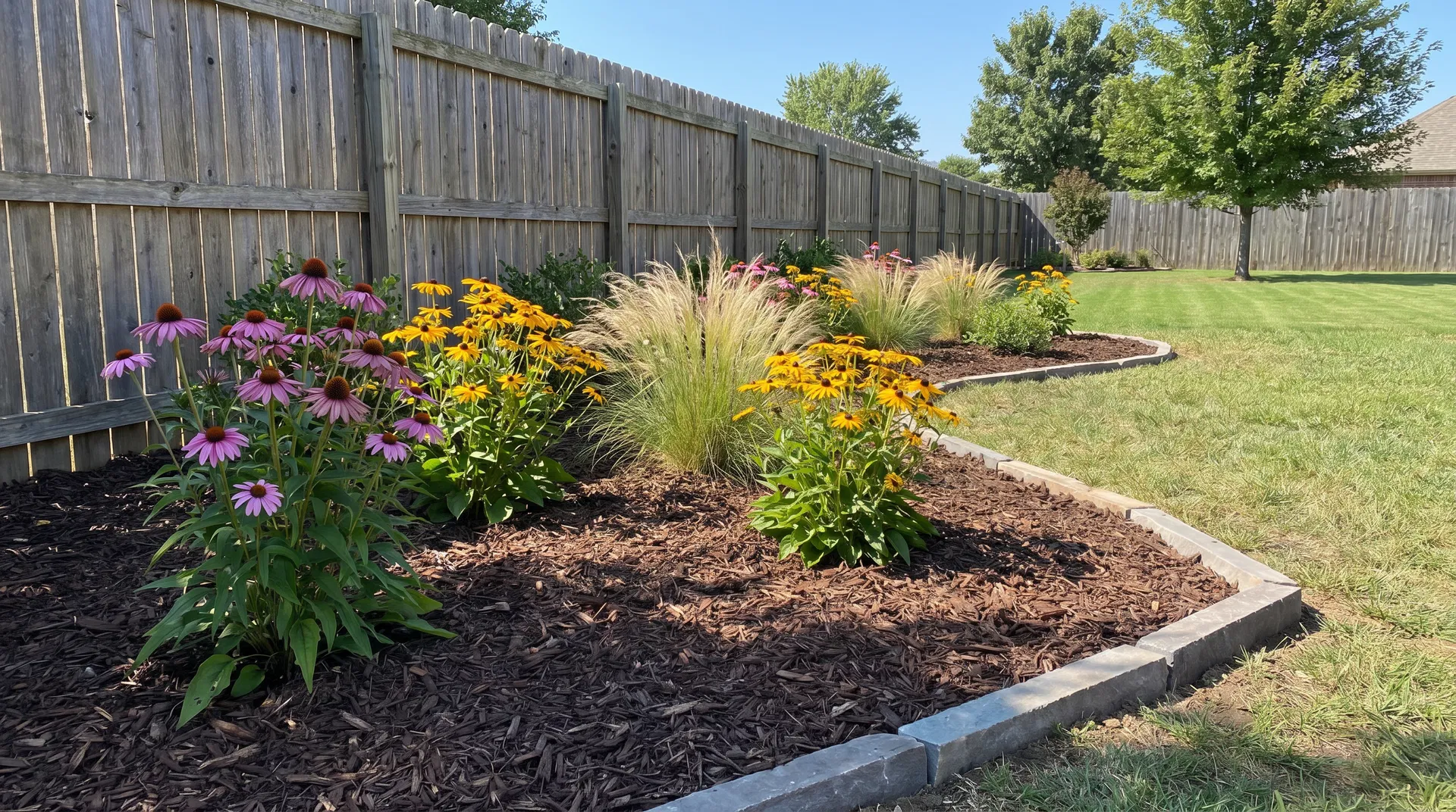 Flower Bed Transformation - After