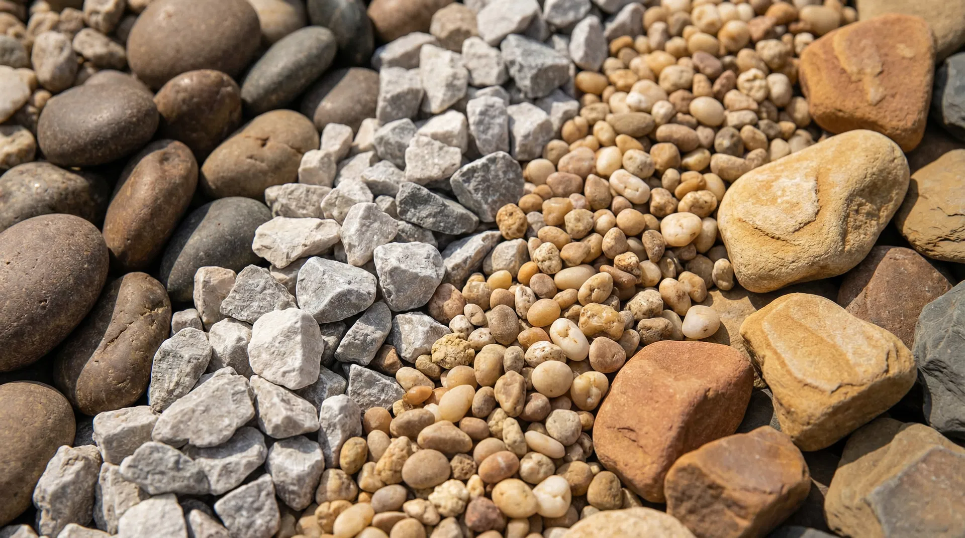 Landscaping stone varieties