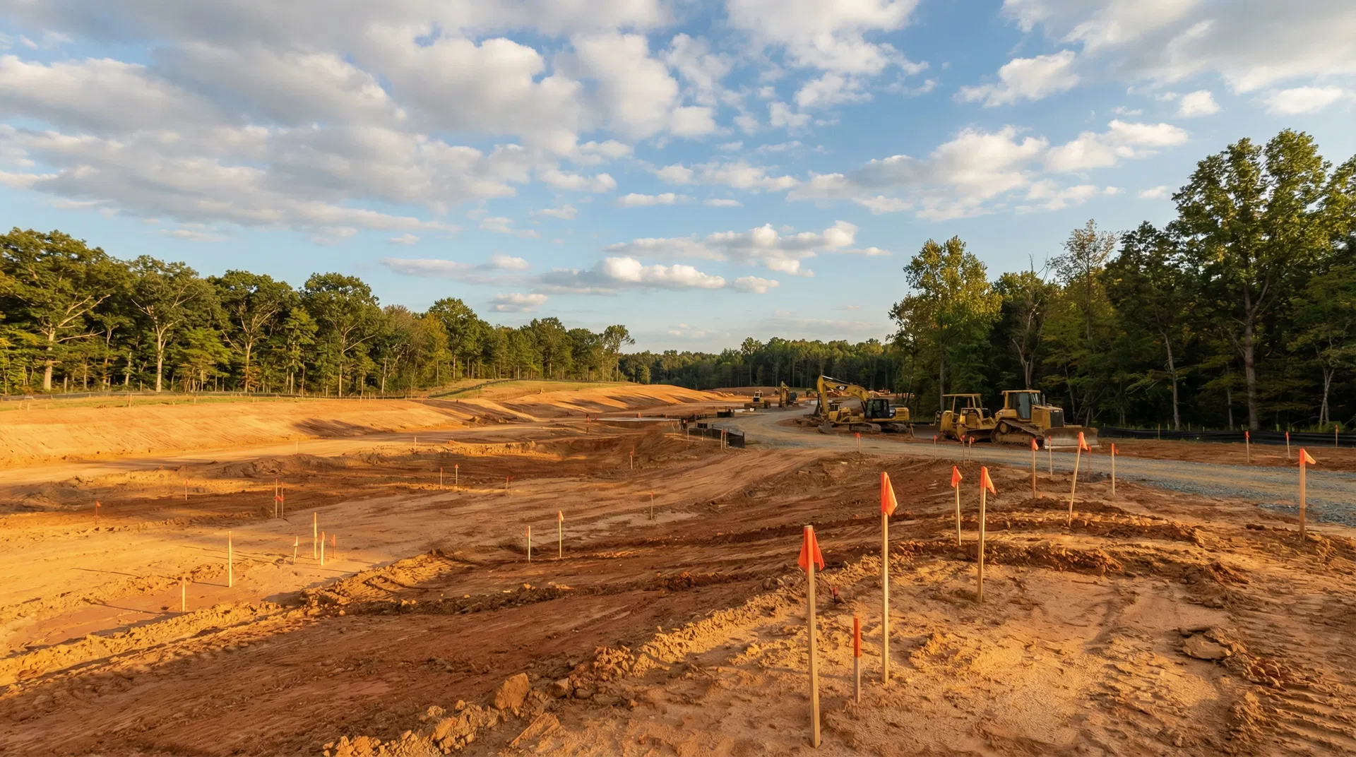 Land development site