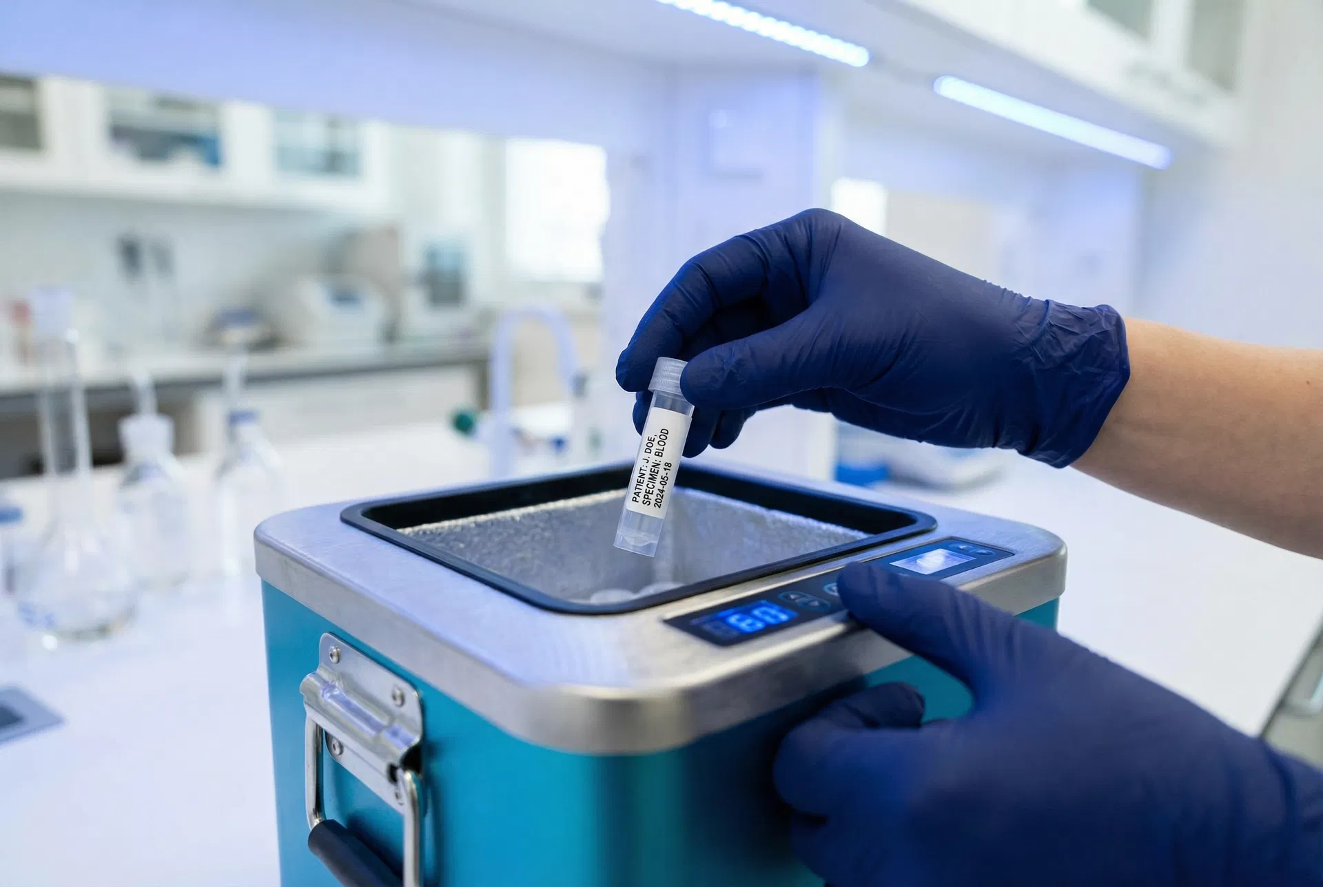 Laboratory specimen handling