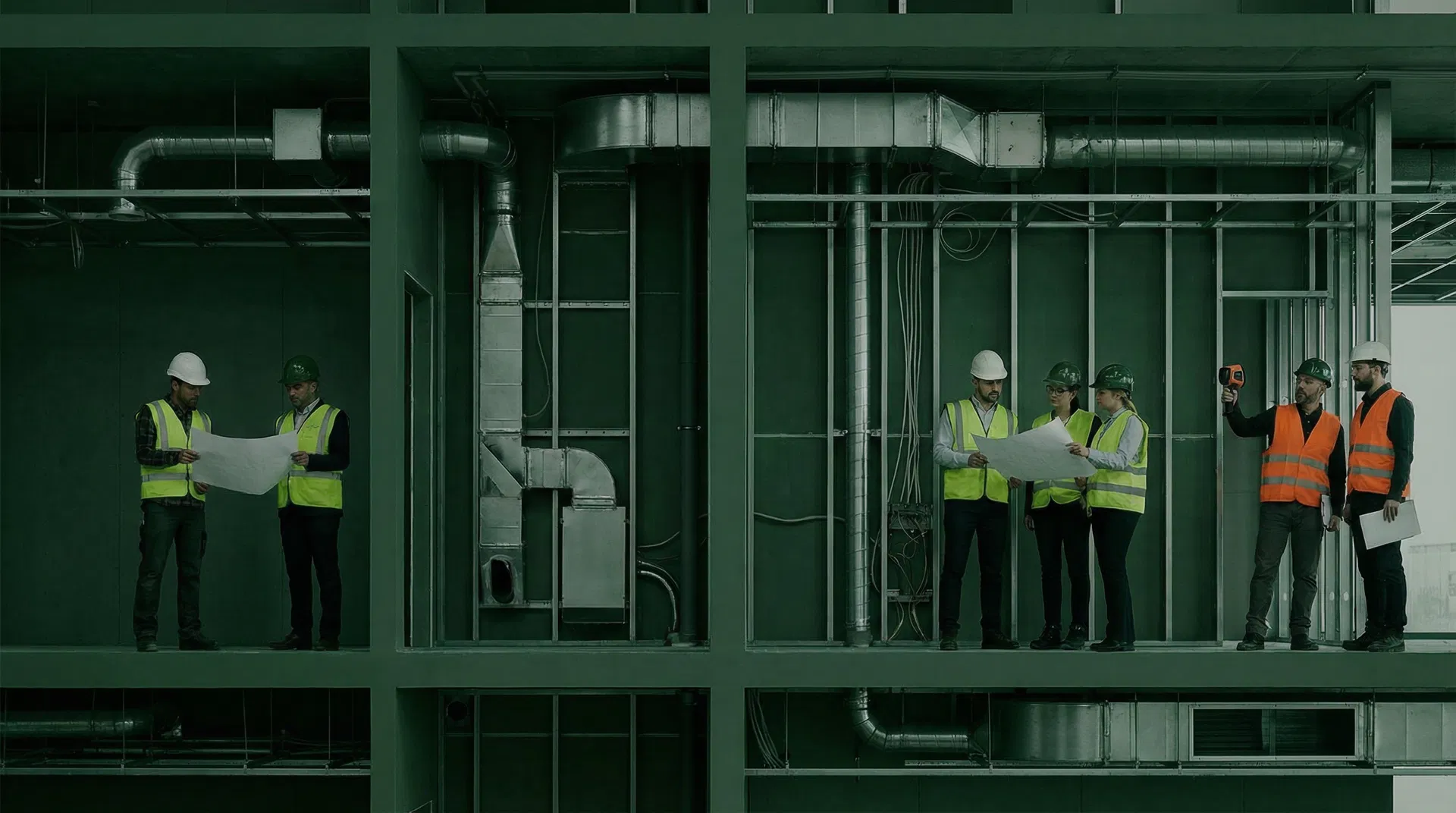 Fire-rated wrapping installation for smoke exhaust ducts