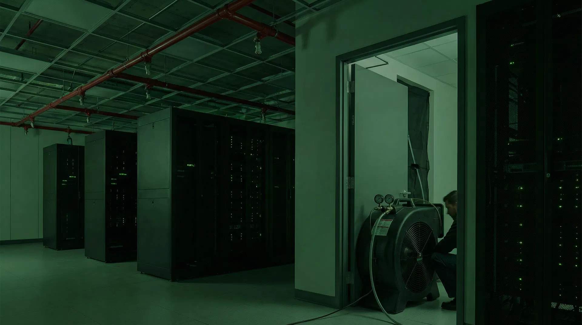 Door Fan Test equipment installation diagram