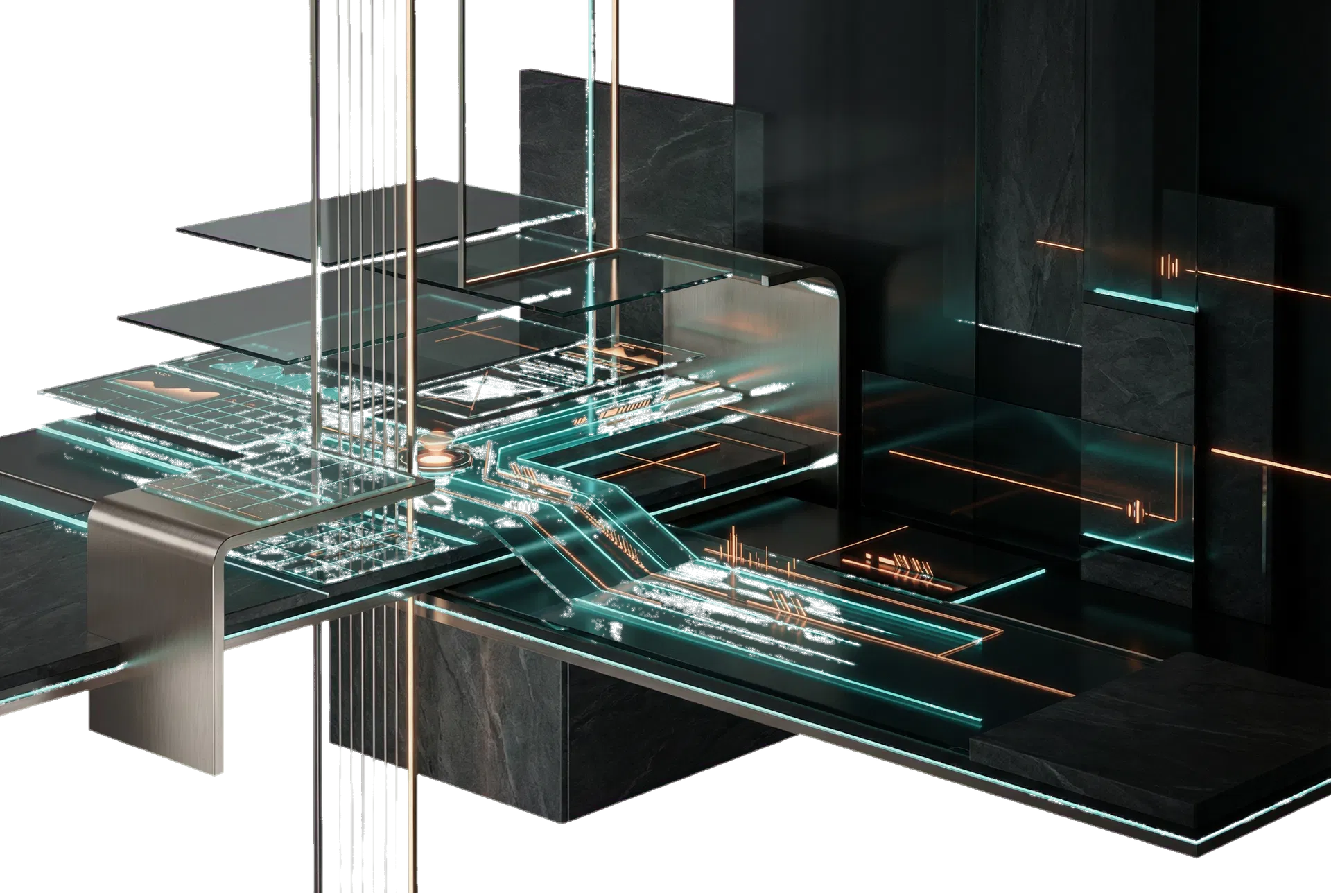 Abstract consulting process visualization