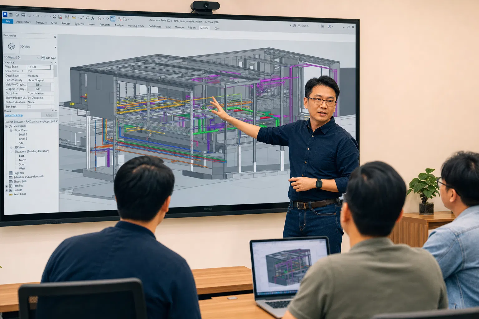 BIM 講師授課實況