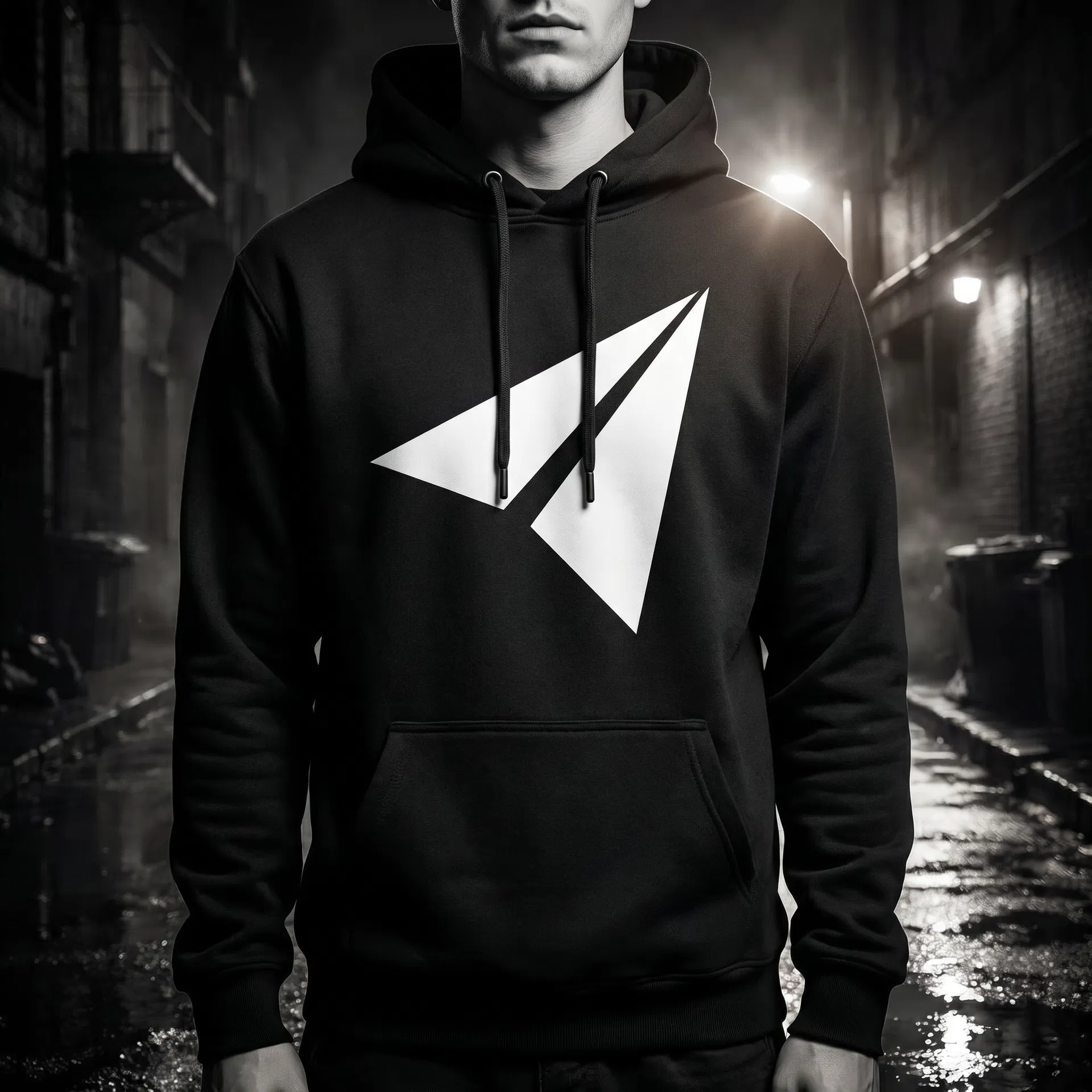 Noir Hooded Sweatshirt
