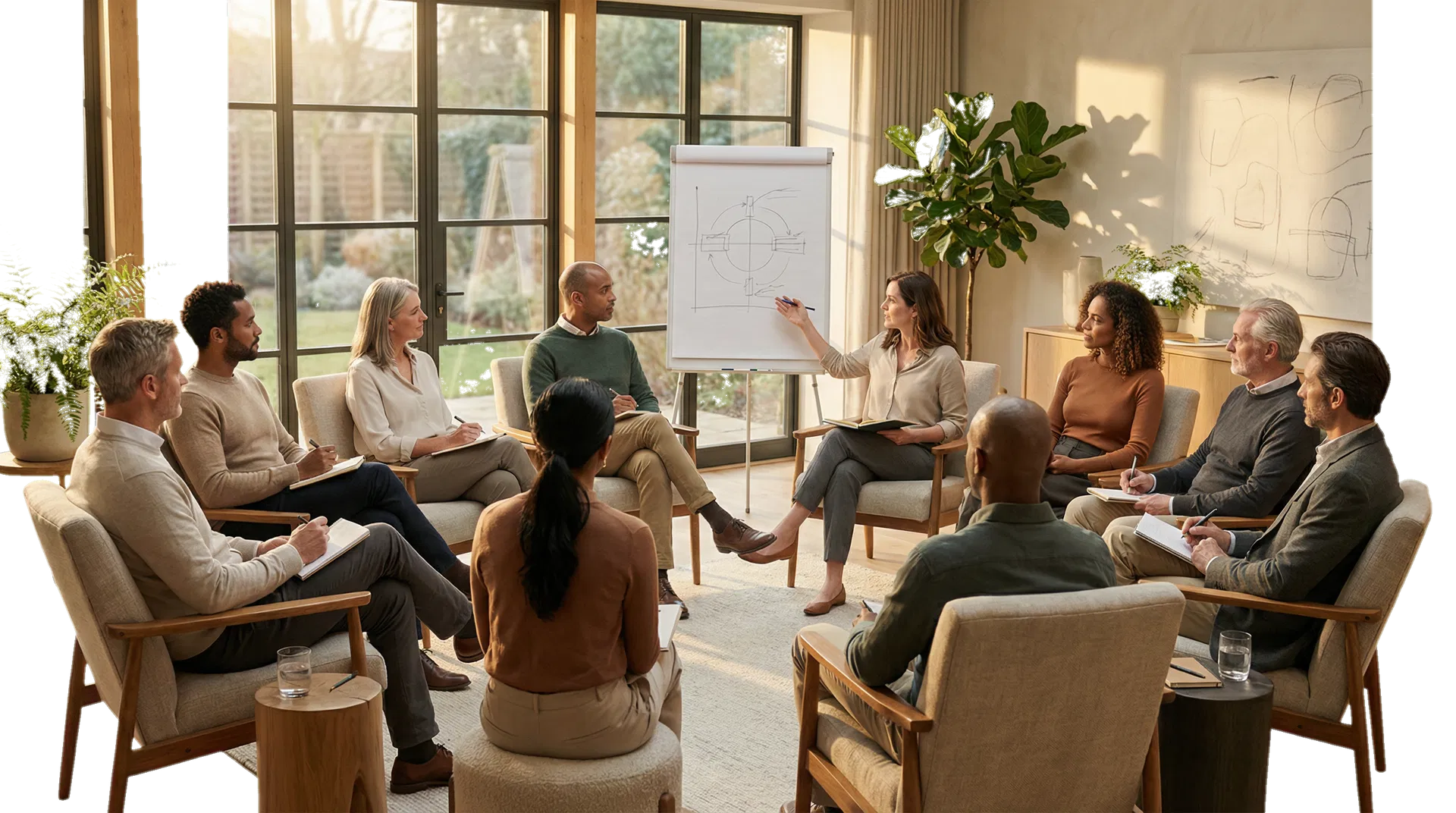 Facilitated team dialogue session