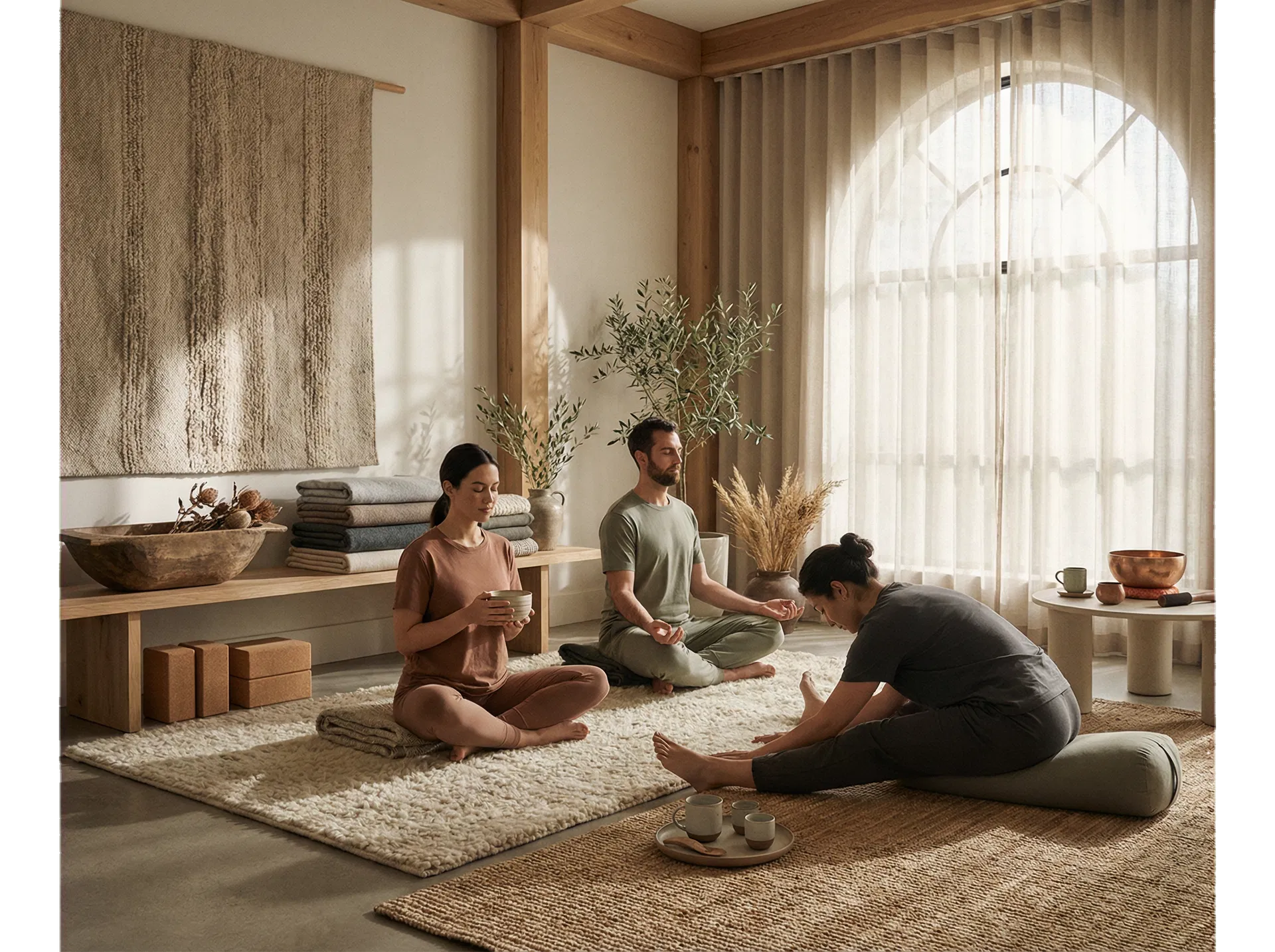 Wellness and embodied practice session