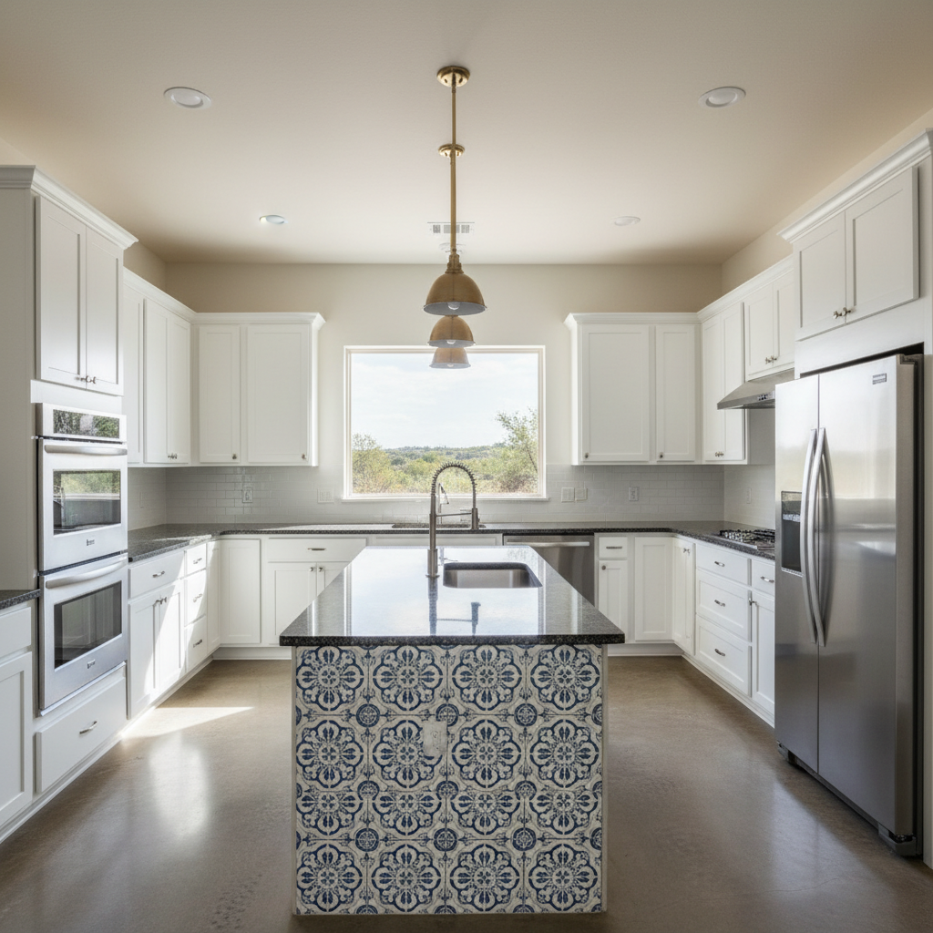 Professional kitchen remodel completed by veteran-owned general contractor in San Antonio TX