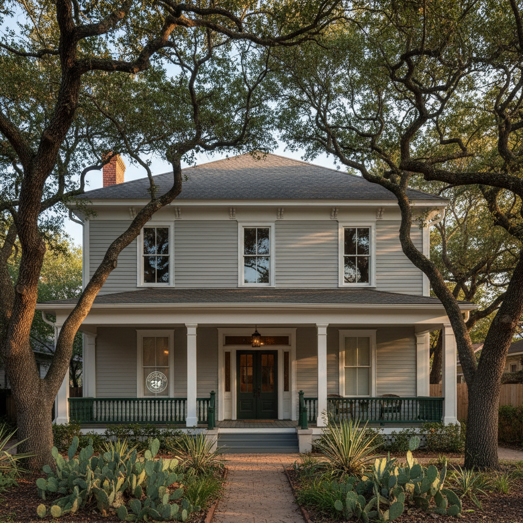 Restored historic home in San Antonio TX by veteran-owned general contractor 214 Veteran Solutions