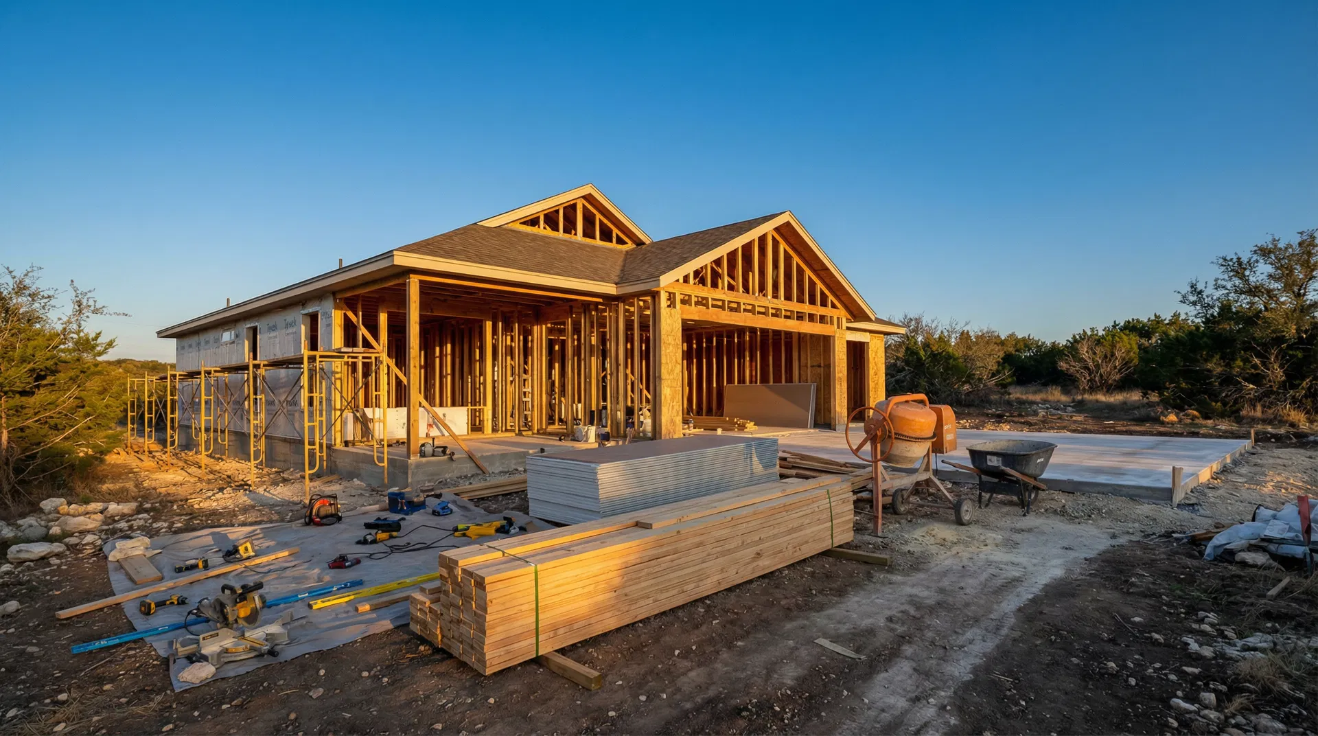 214 Veteran Solutions construction project in progress in San Antonio Texas