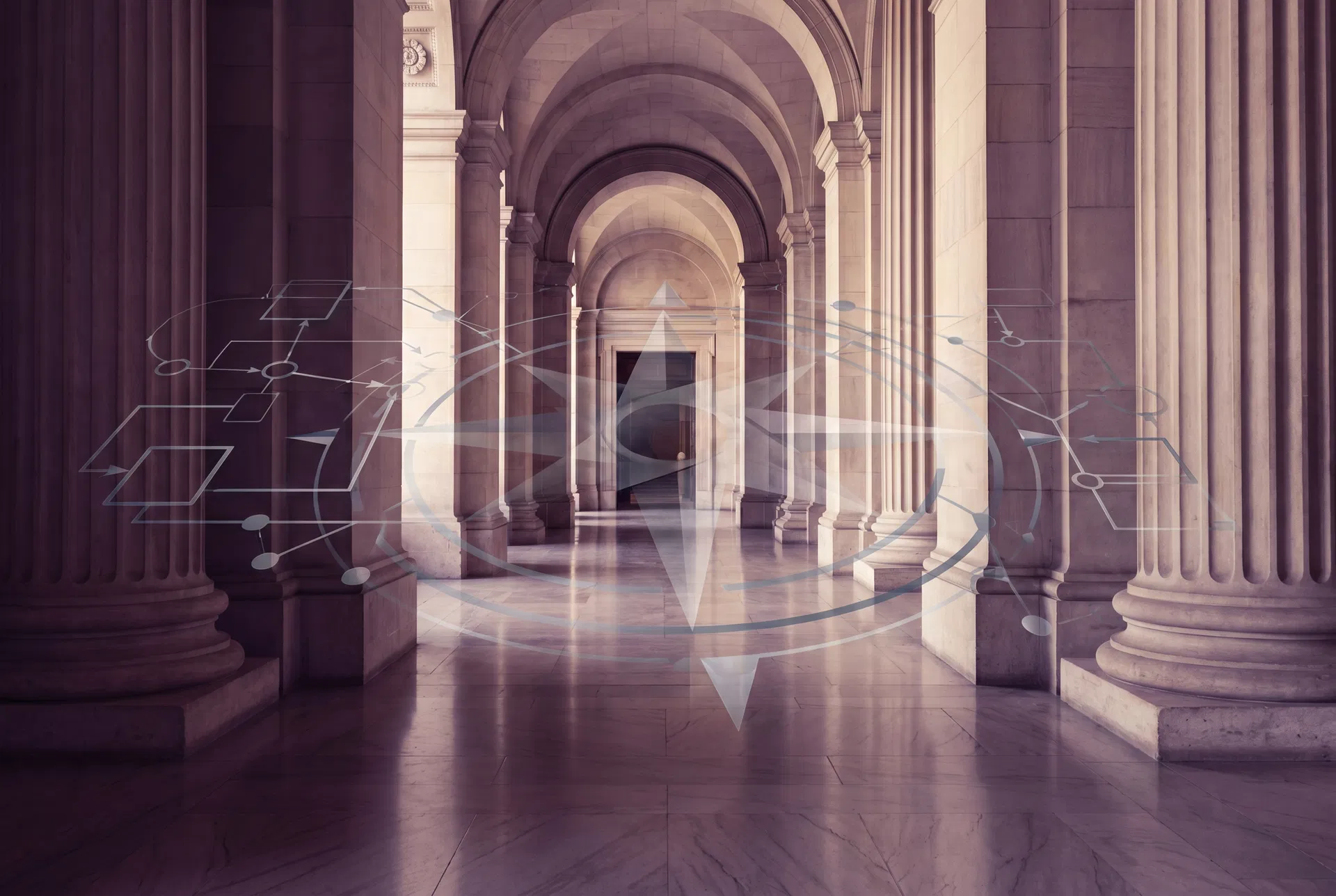 Clean federal building environment representing formal acquisition planning and advisory support.