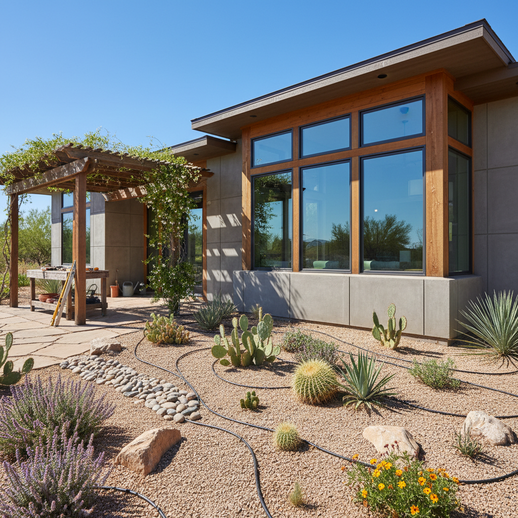 Best home improvement projects for San Antonio's climate, featuring energy-efficient windows and drought-tolerant landscaping in San Antonio, TX