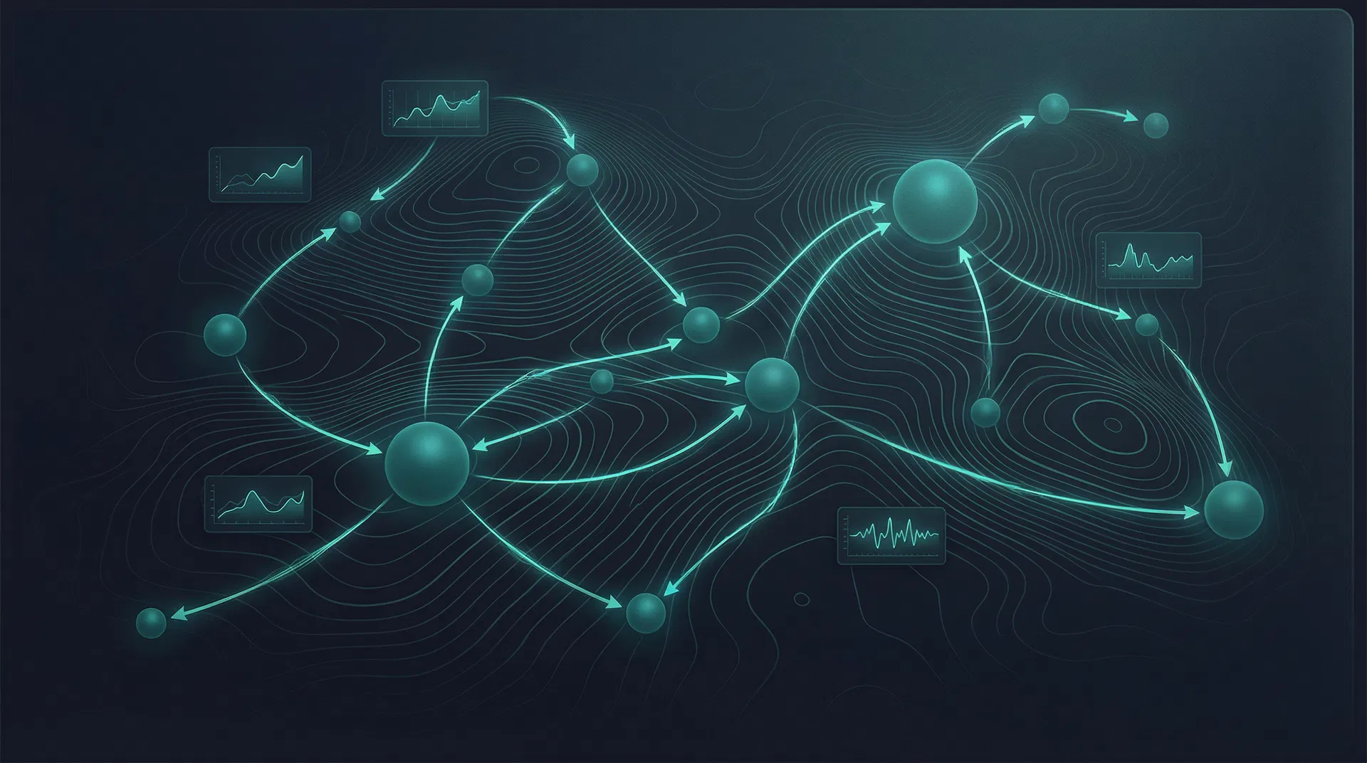 HelixFlow causal influence network visualization