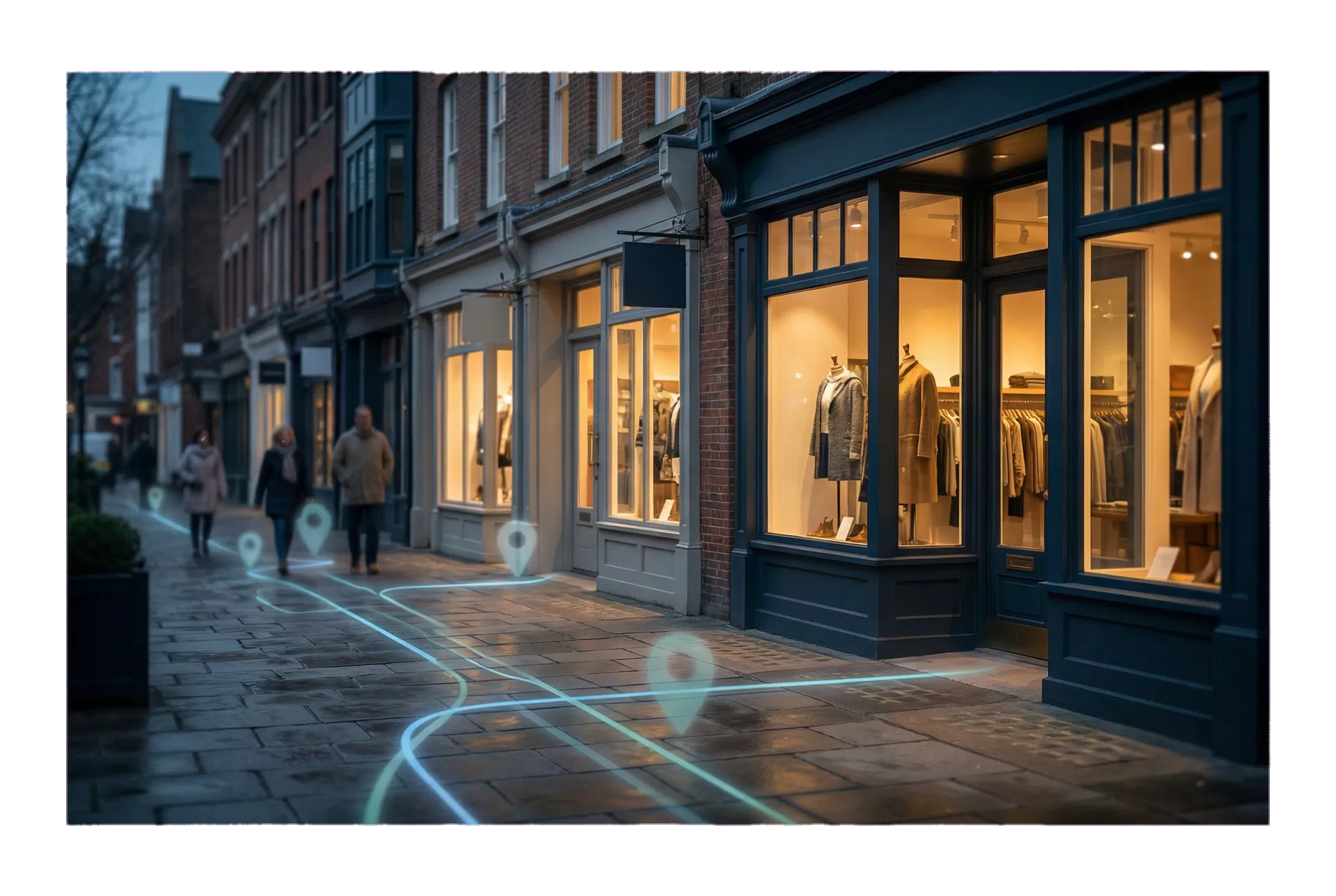 Local visibility illustration