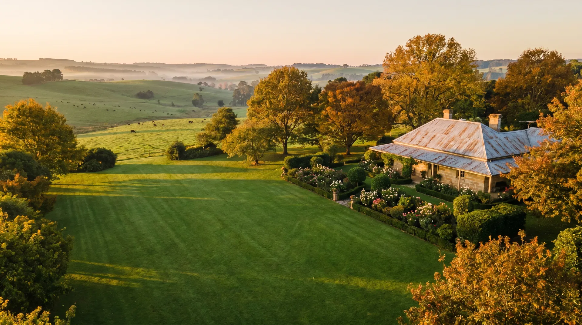 Beautifully manicured garden in the Southern Highlands