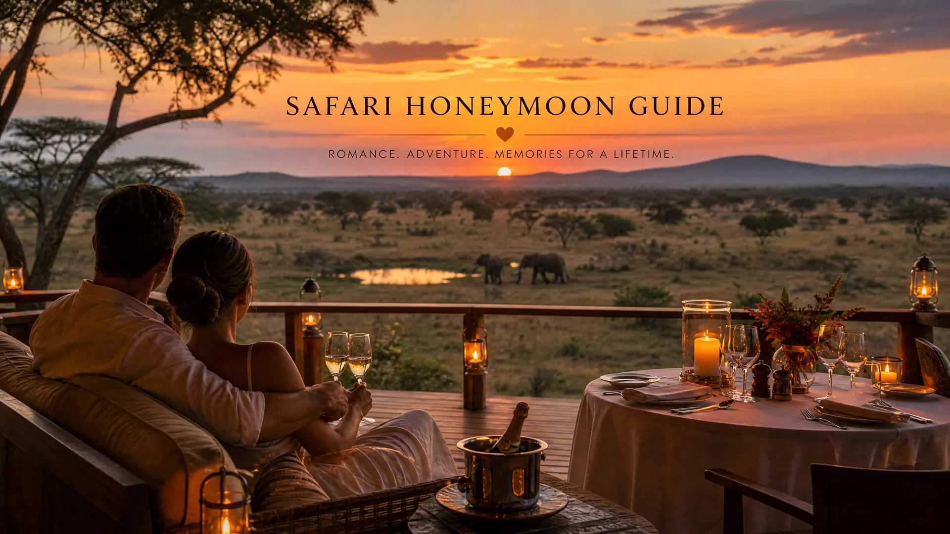 Safari honeymoon: Romance in the African bush