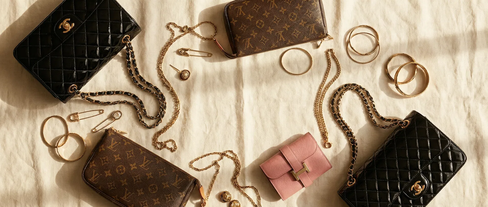 Luxury handbag collection