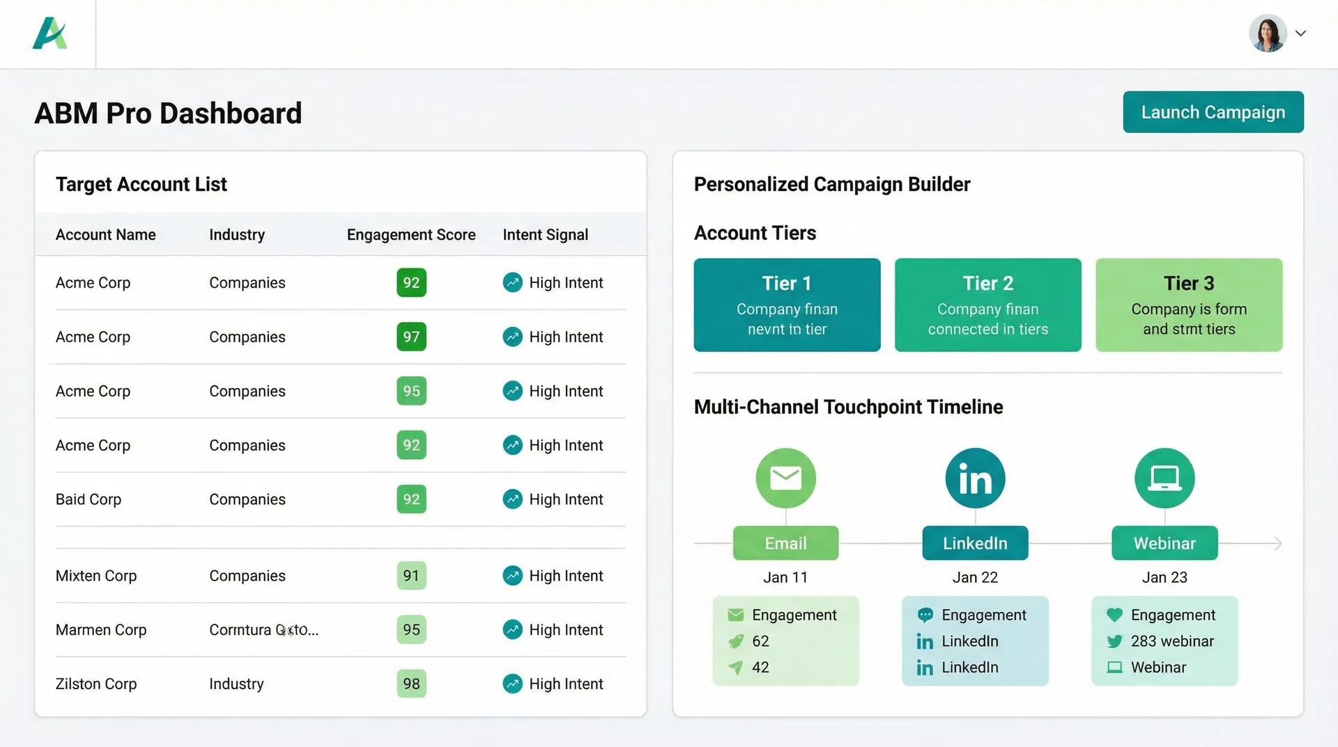 Account-Based Marketing System
