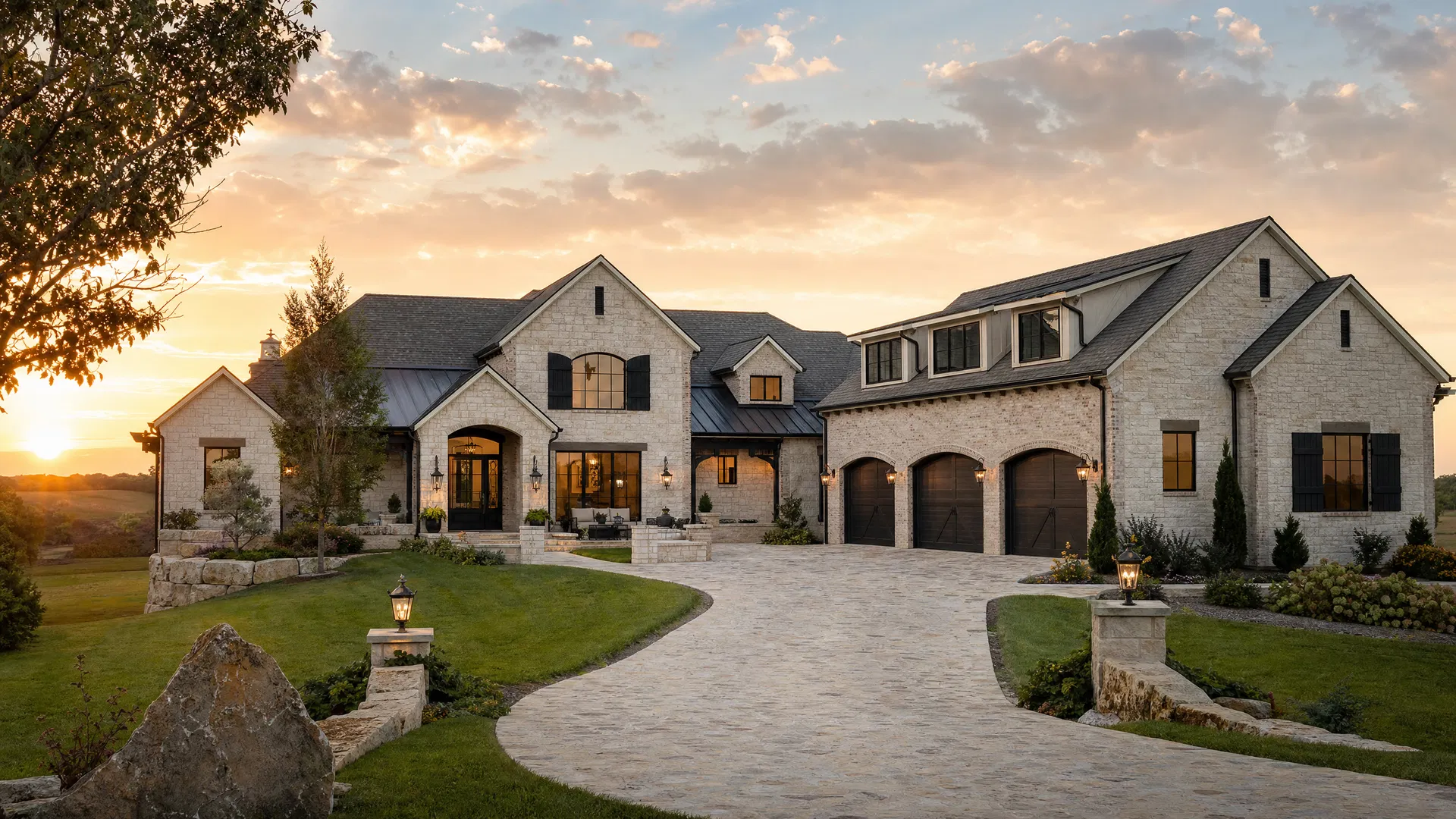 Luxury estate home exterior