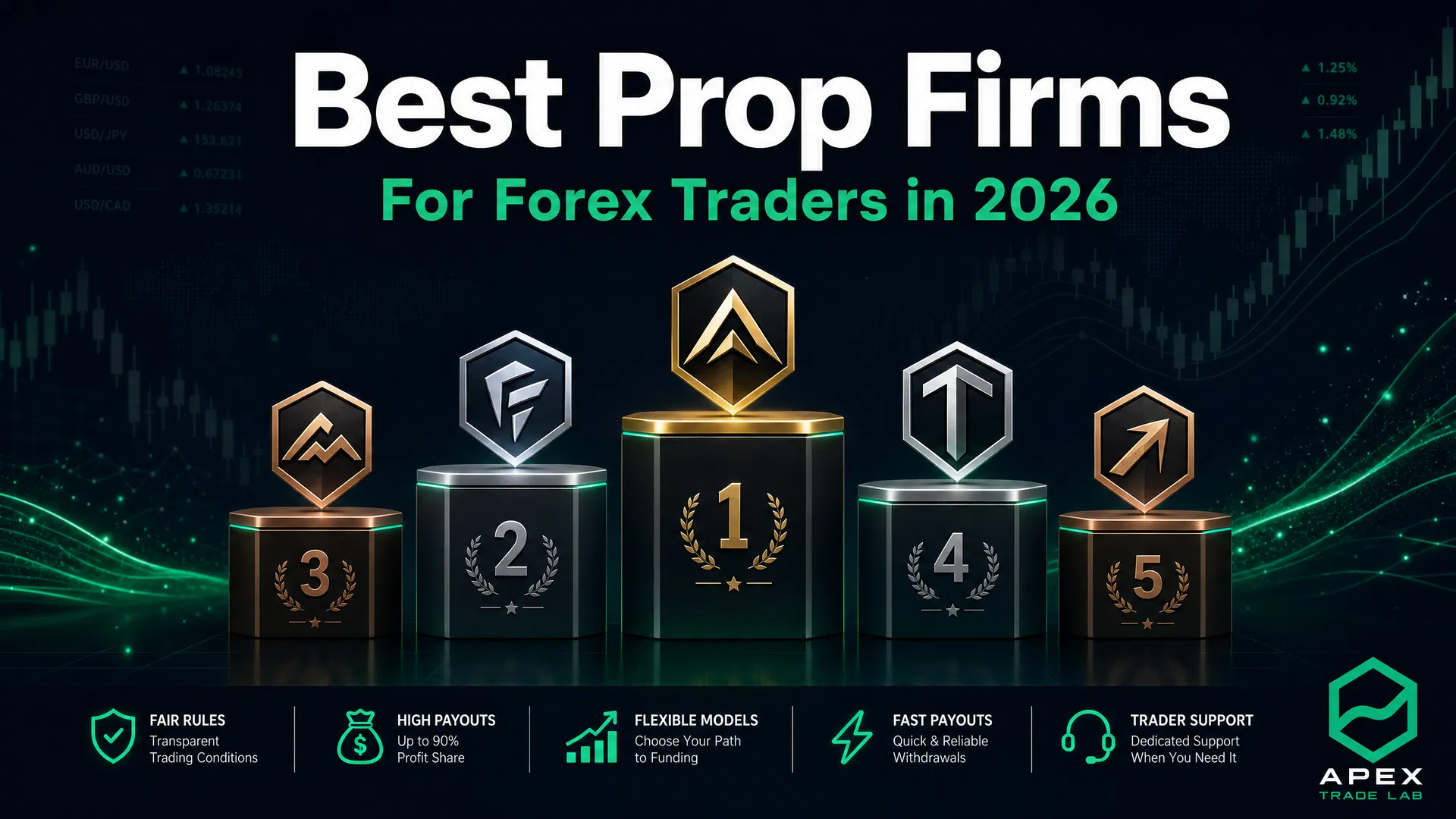 Best Prop Firms for Forex Traders in 2026: A Complete Comparison Guide