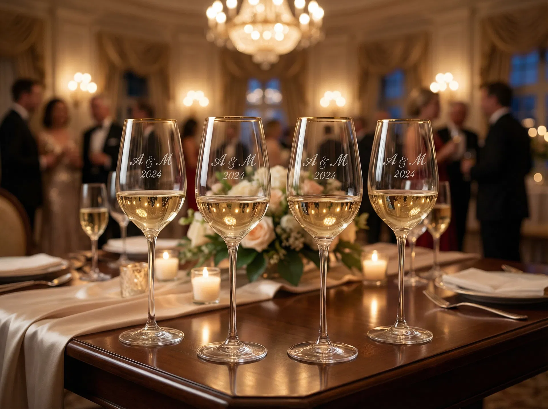 Personalized Wine Glass Set