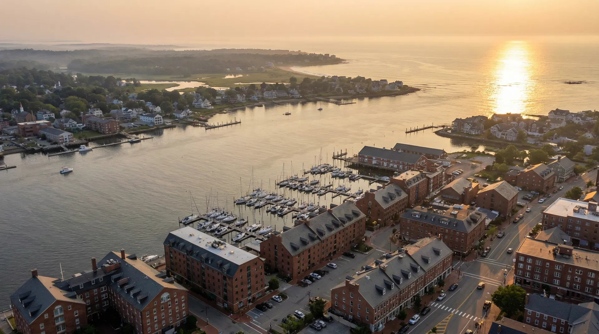 NH Seacoast aerial view