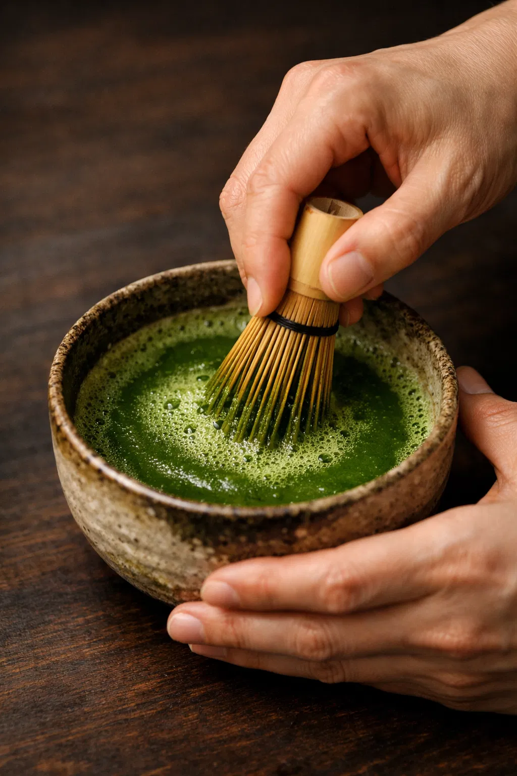 Traditional matcha ceremony