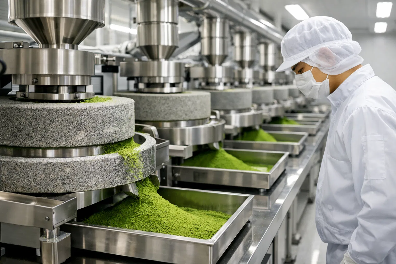 Our matcha processing facility