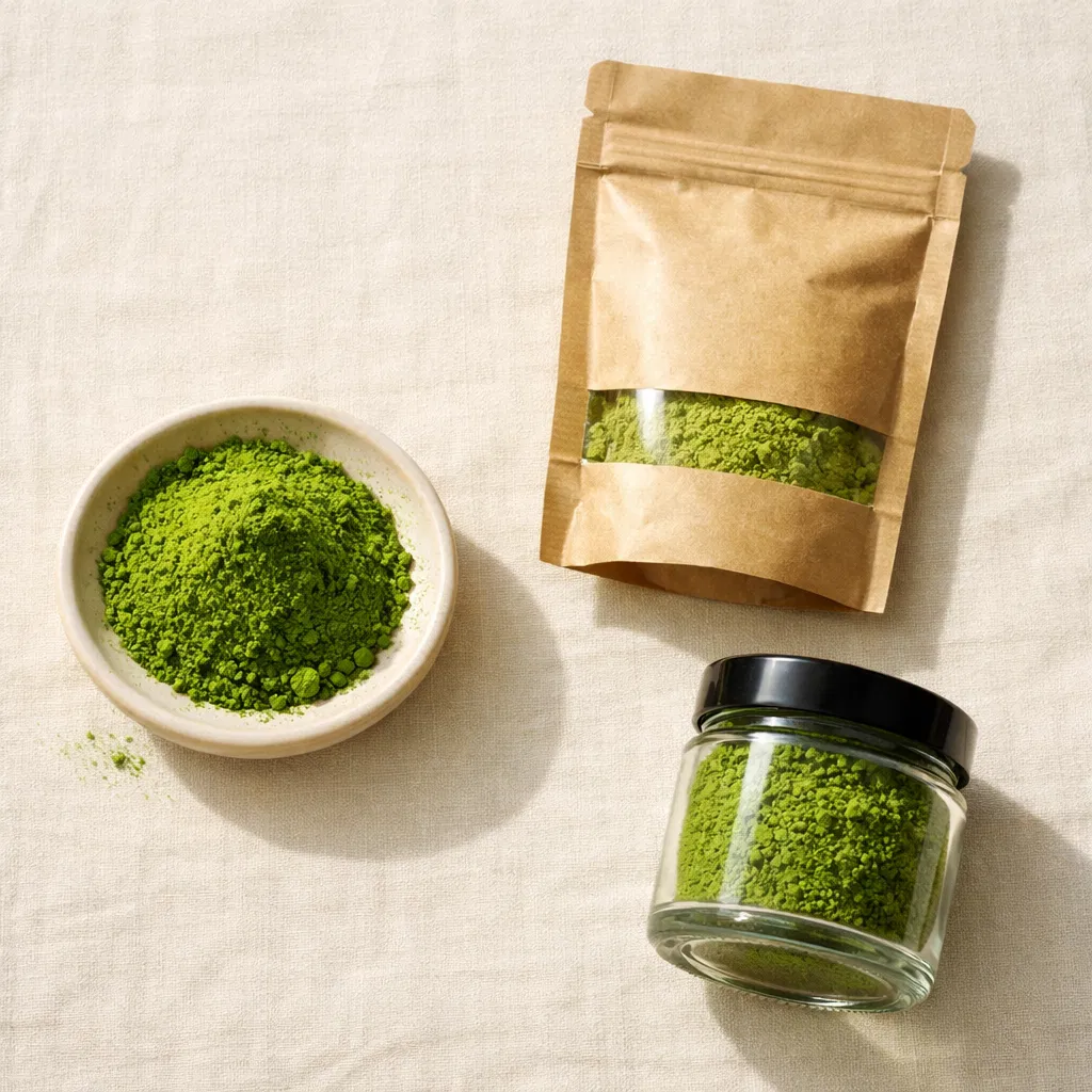 Our matcha product range