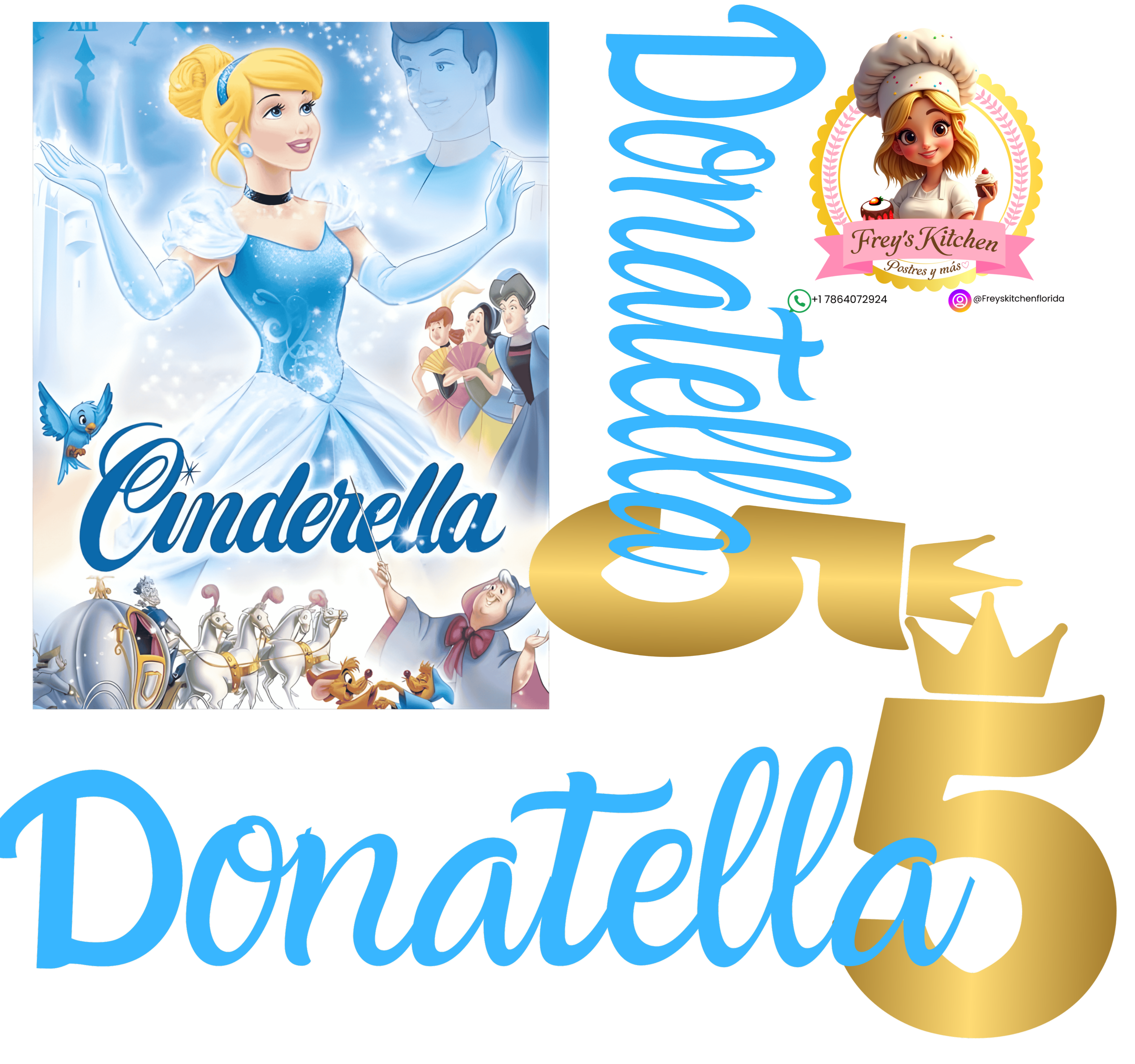 Completed gang sheet - 12.8x12