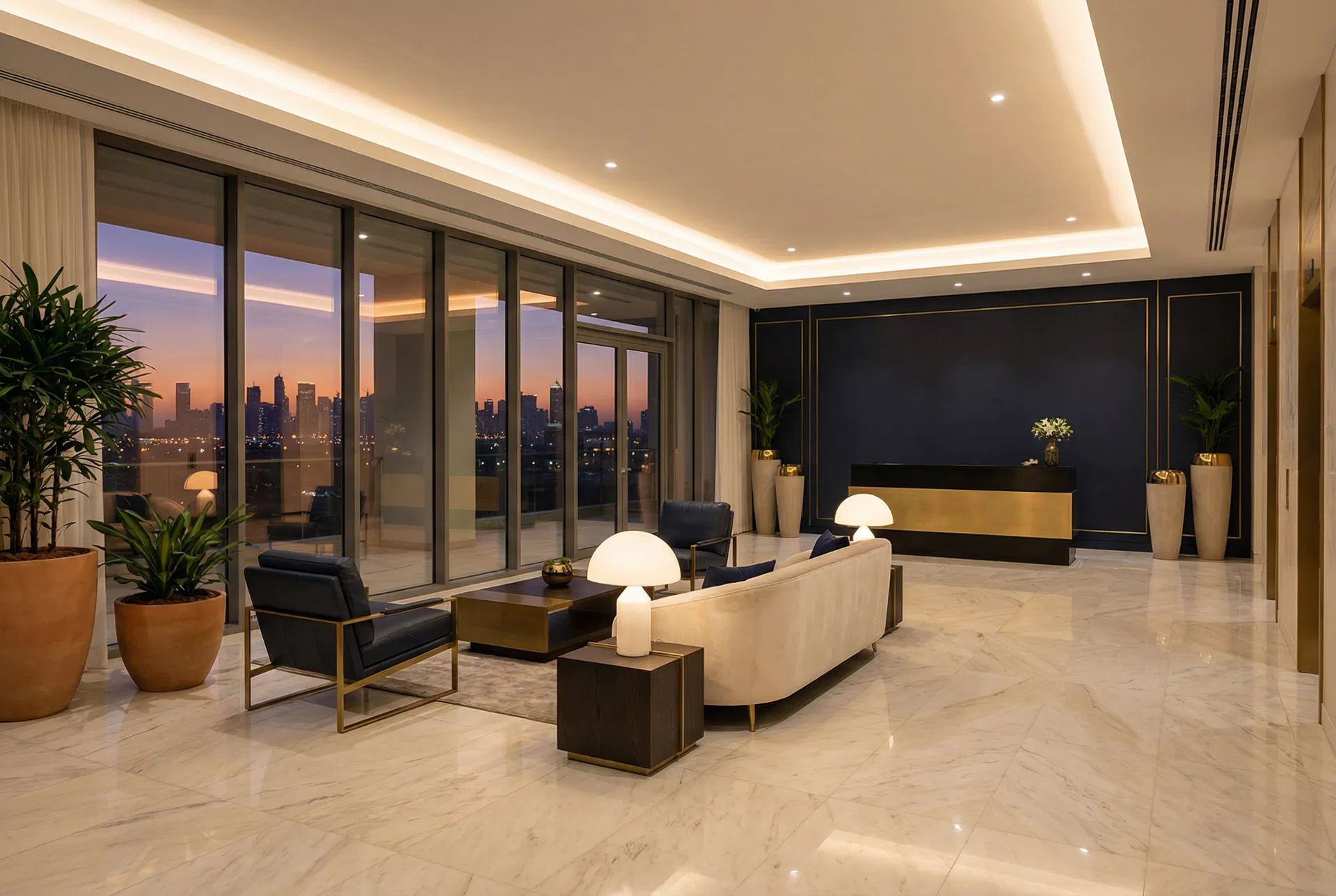 Luxury property interior