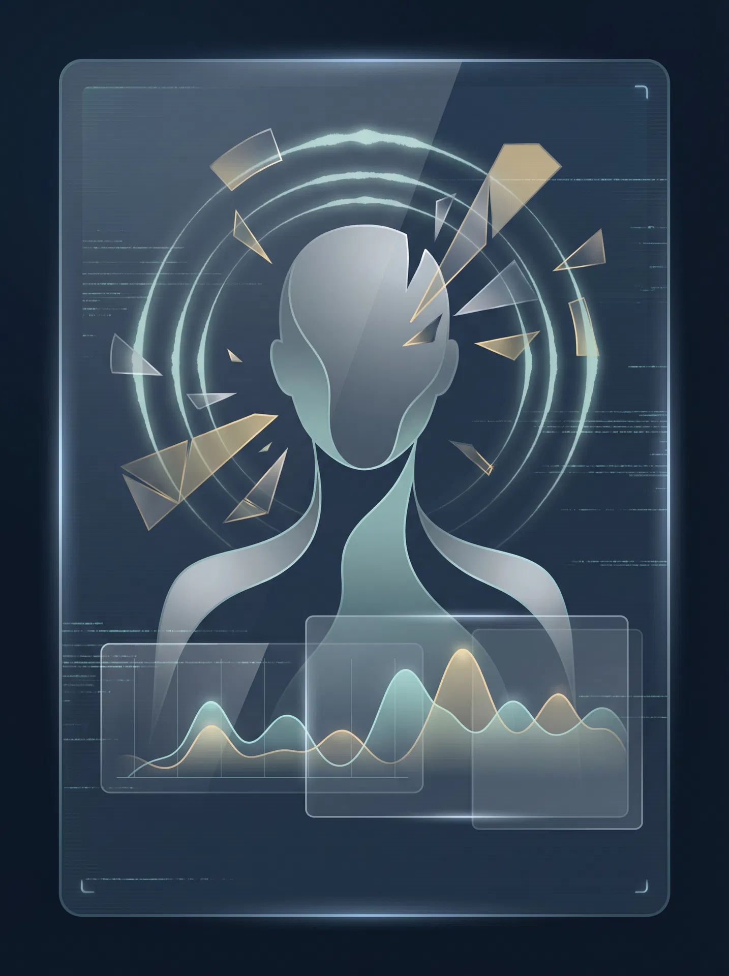 権利配慮済みの抽象ドシエビジュアル