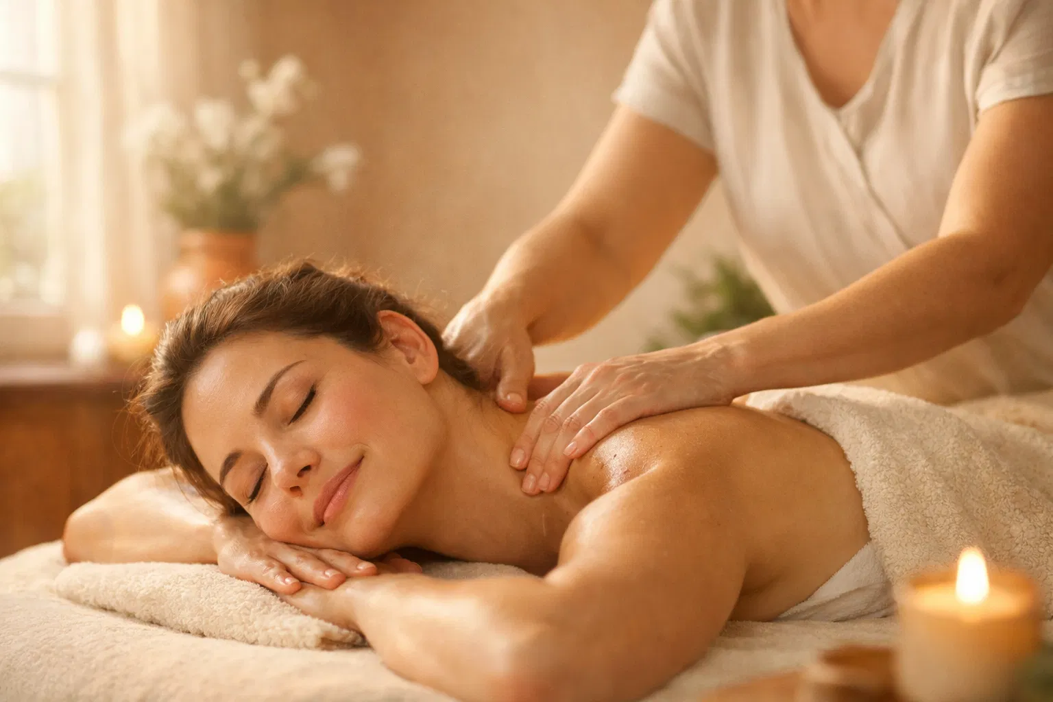 Therapeutic massage session