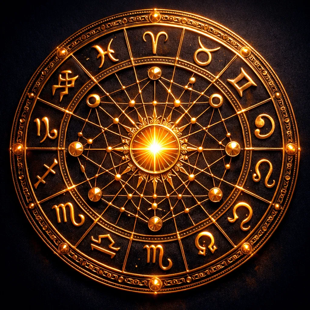 Asztrológiai horoszkóp kör