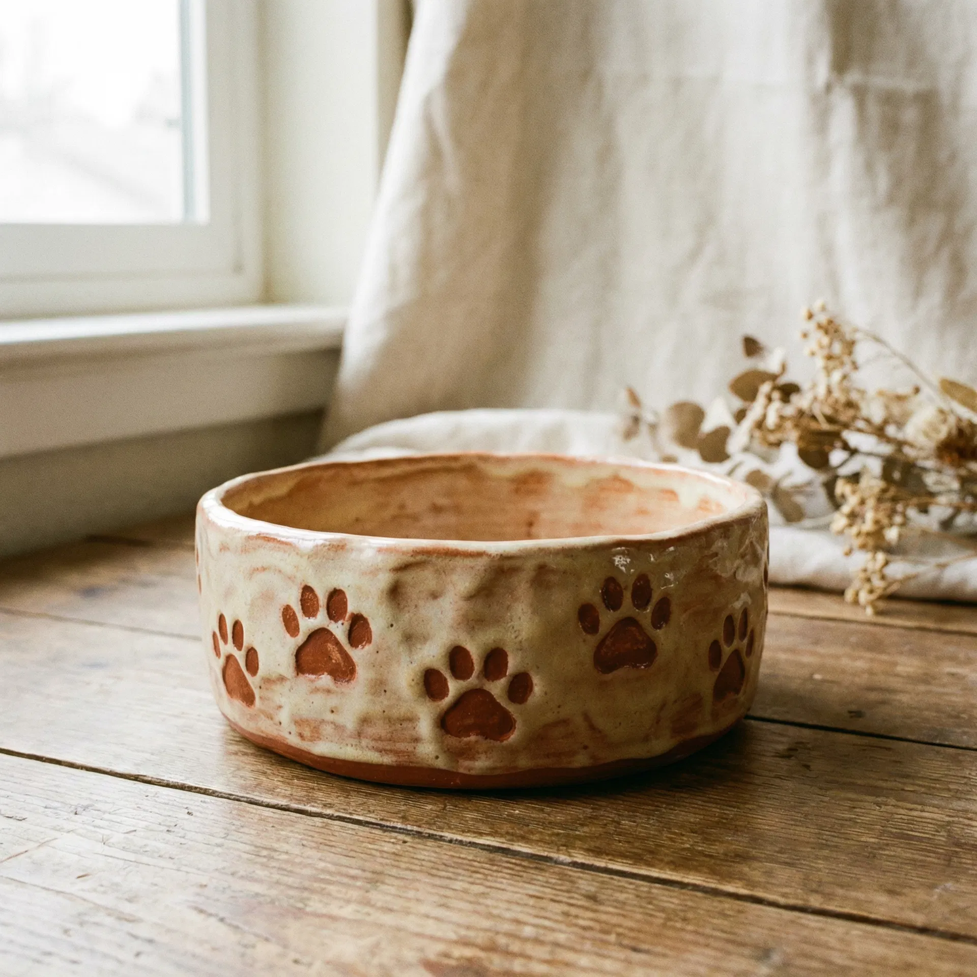 木製寵物碗