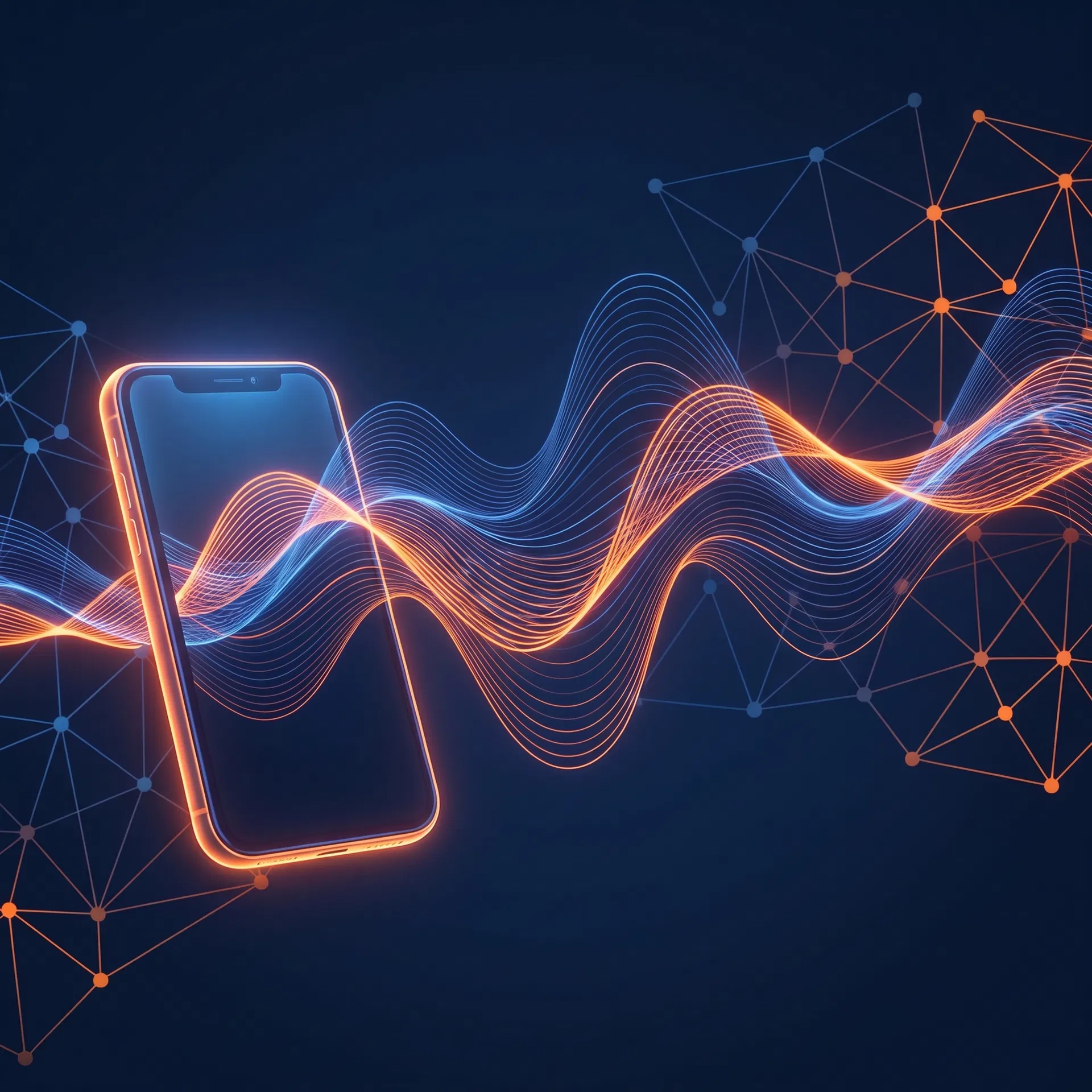 AI telefoonassistent visualisatie