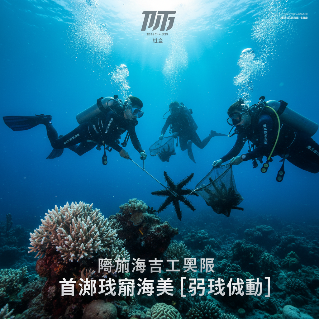 澎湖海洋志工團隊 首波棘冠海星［突棘行動］