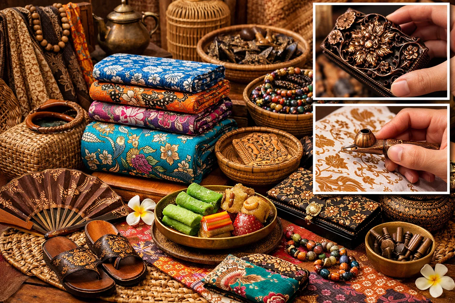 Koleksi produk Batik Pekalongan dan kerajinan tangan Indonesia yang popular di kalangan pembeli Malaysia