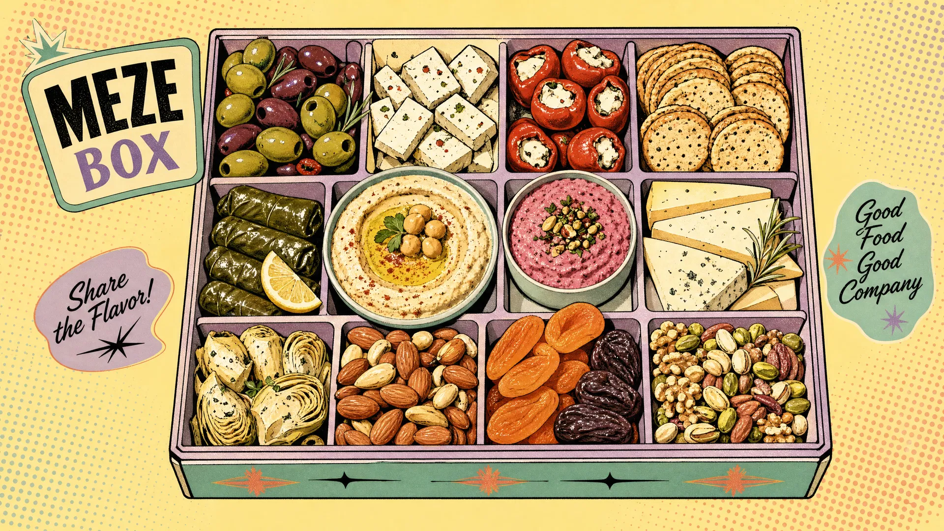 FunBox Rakı Masası Meze Kutusu