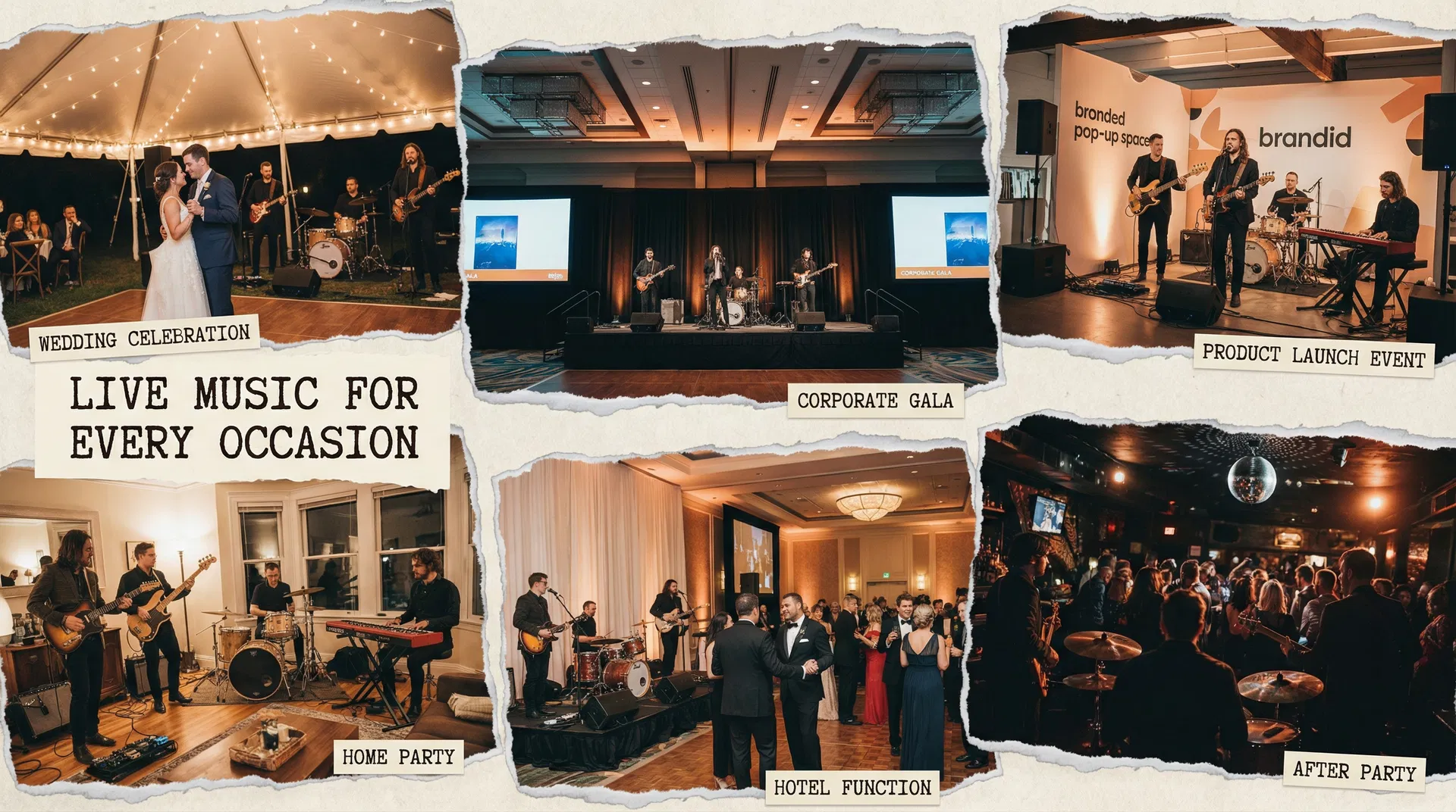 วงดนตรีสำหรับ After Party: ทำให้ปาร์ตี้สนุกจนถึงเช้า