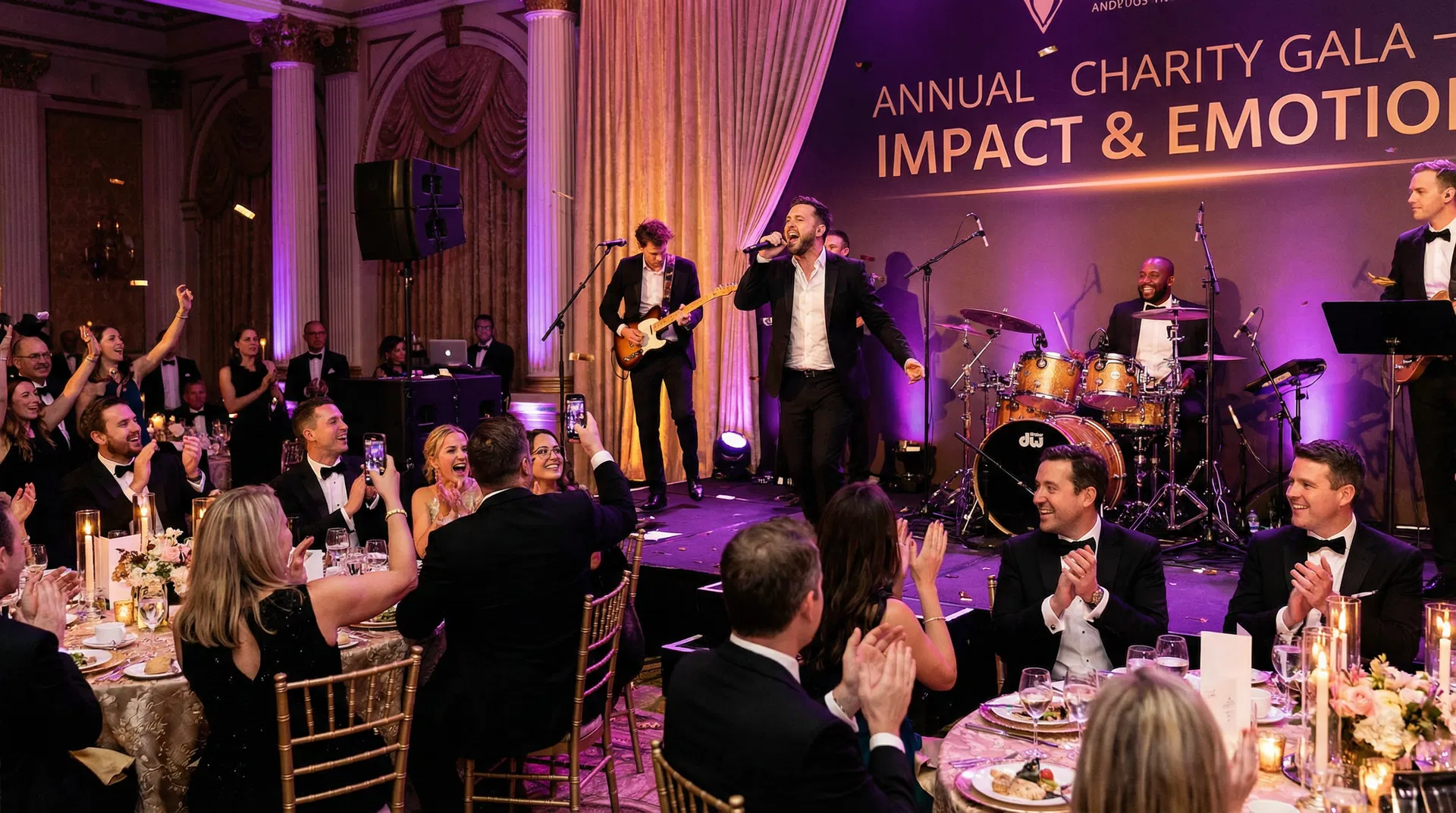 วงดนตรีสดสำหรับงานเลี้ยงบริษัท