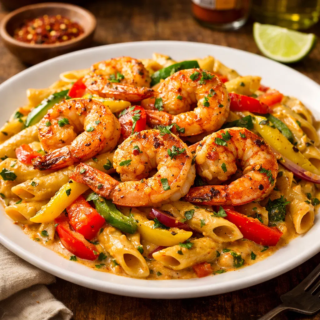 Shrimp Rasta Pasta