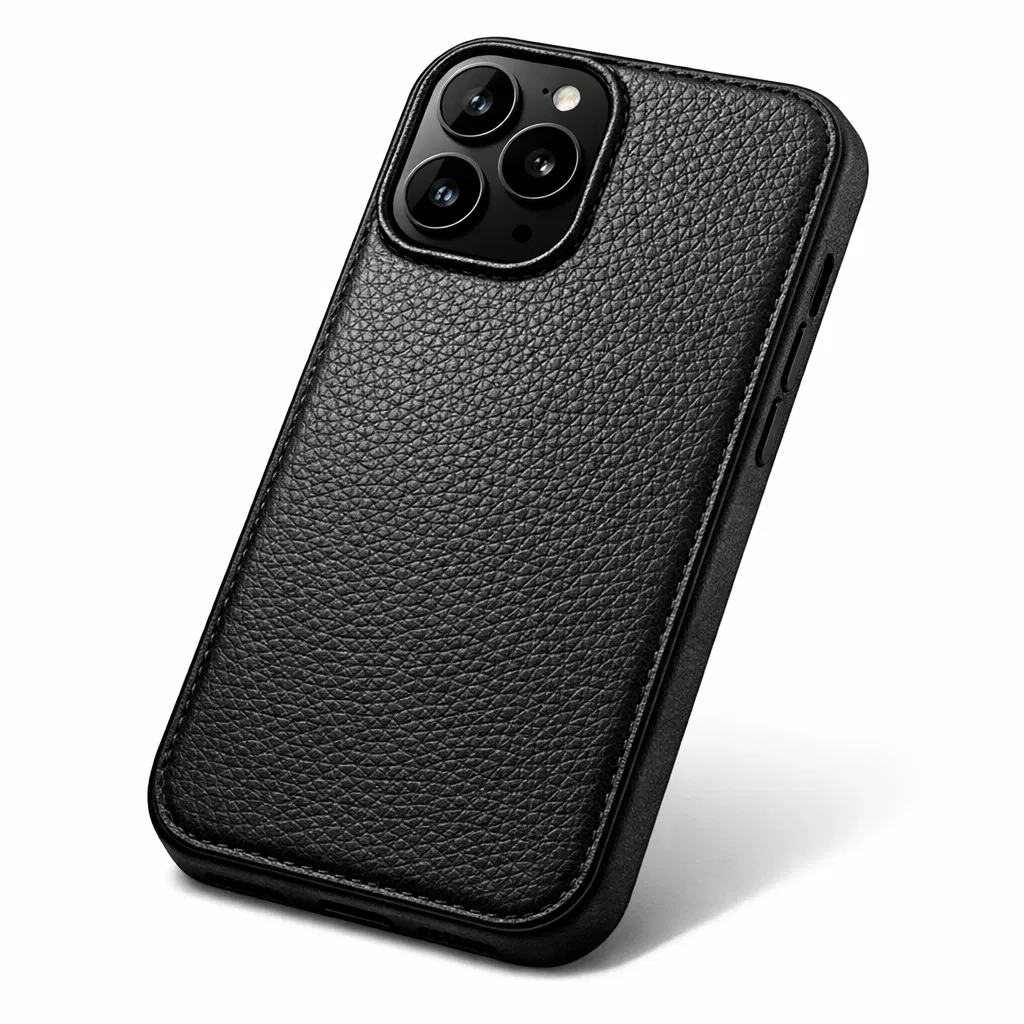 Premium Leather Case - Black
