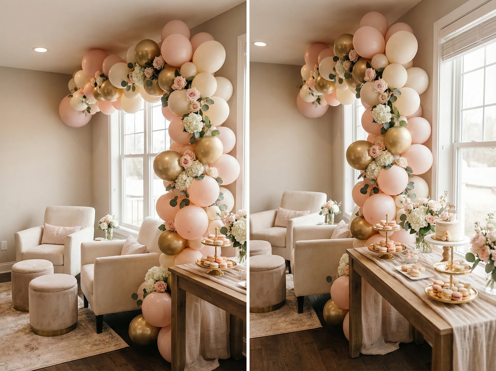 Blush & Gold Baby Shower