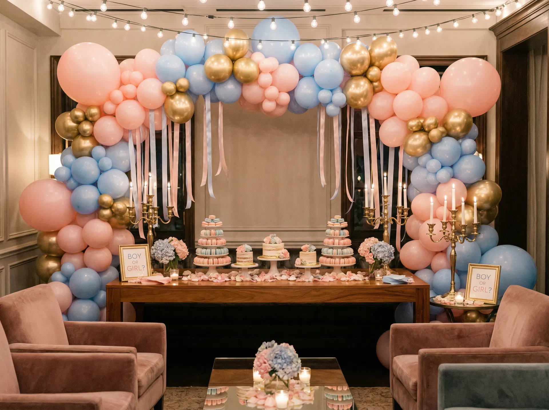Pink & Blue Gender Reveal