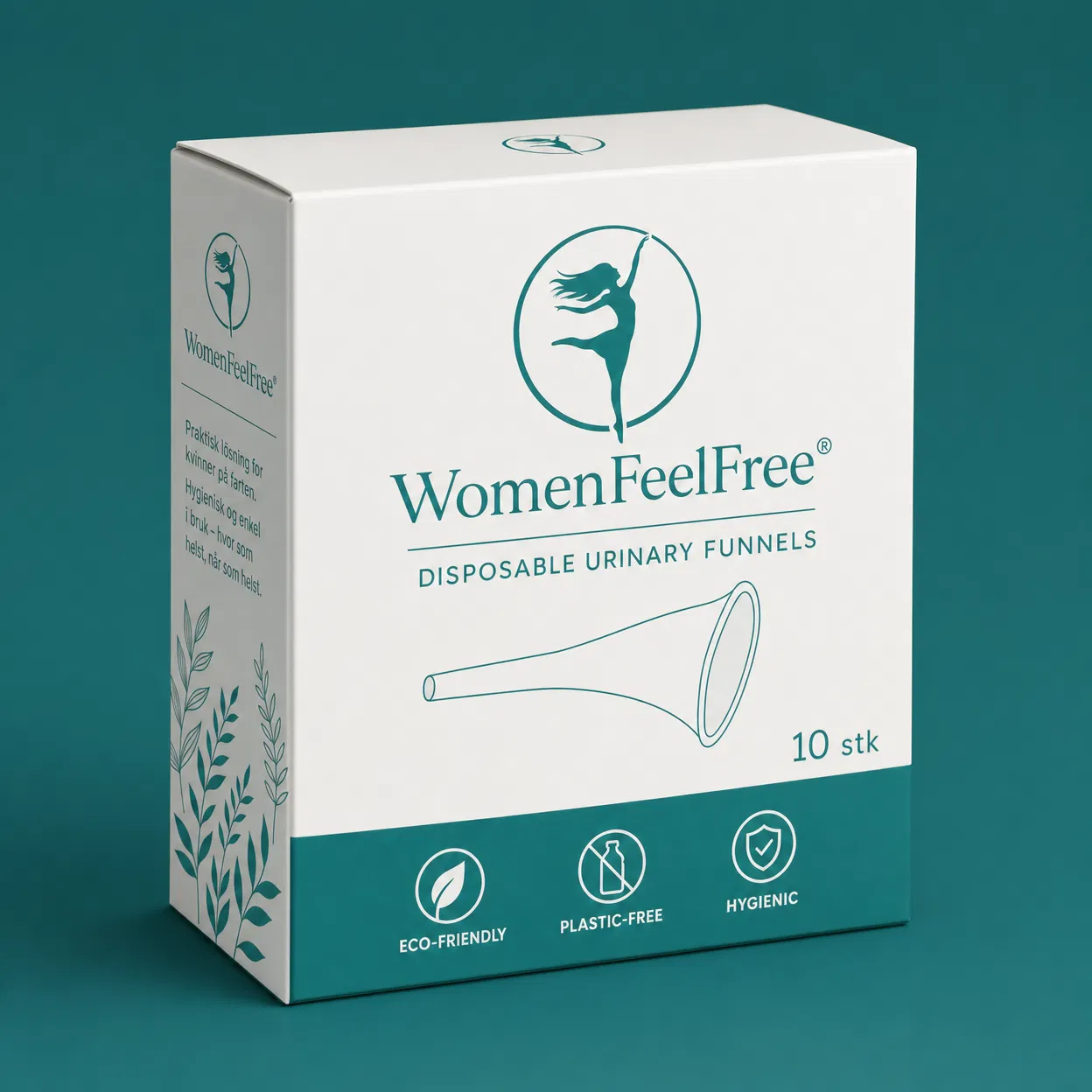 WomenFeelFree emballage – 10 stk. boks