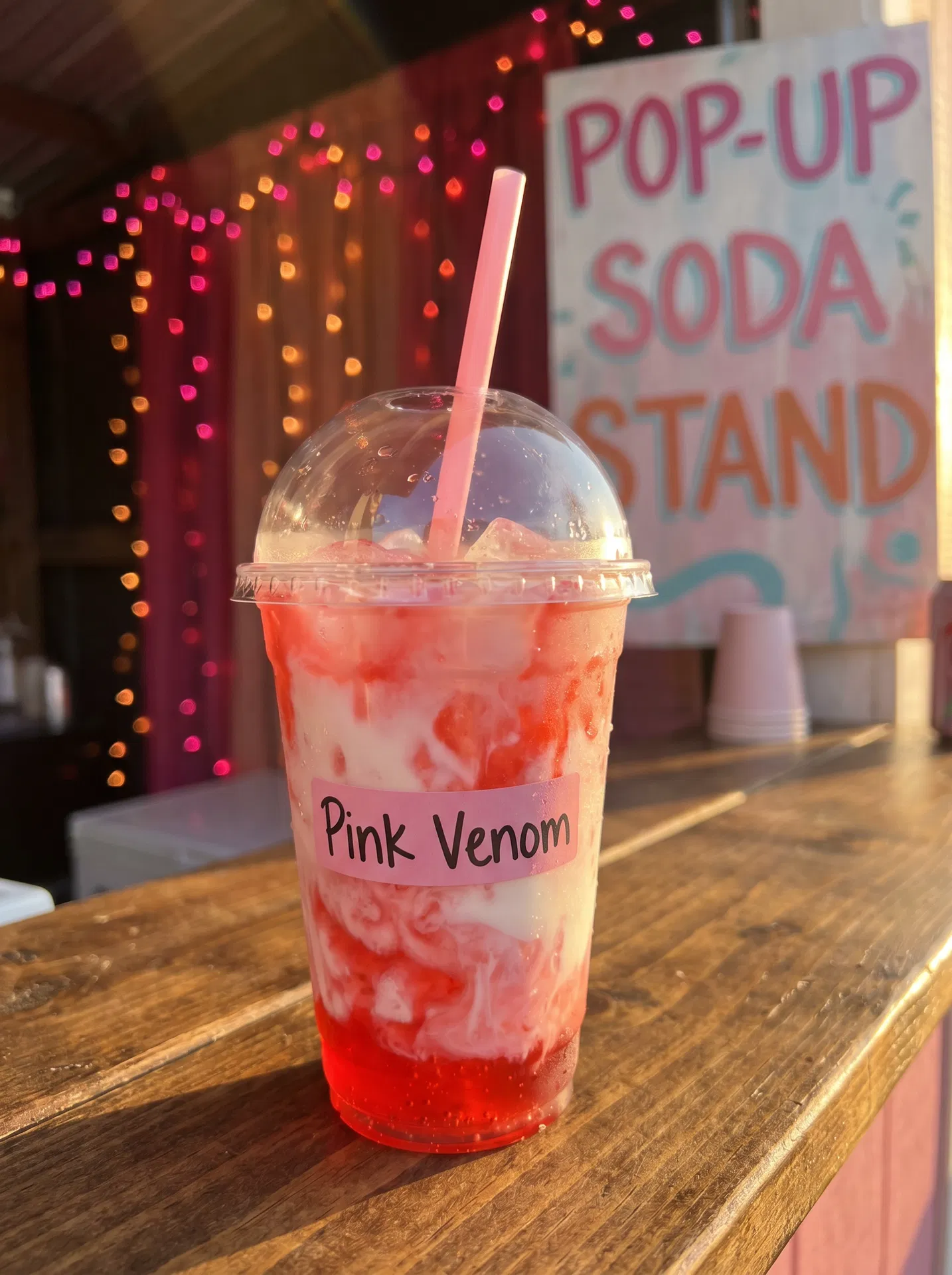 Pink Venom — Sprite, Strawberry + Vanilla, Sweet Cream