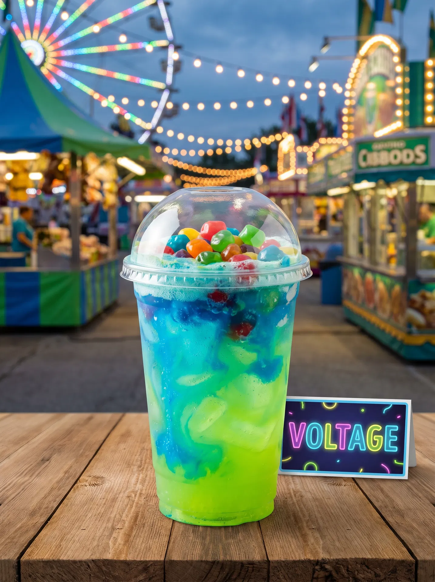 Voltage — Mountain Dew, Blue Razz, Gushers