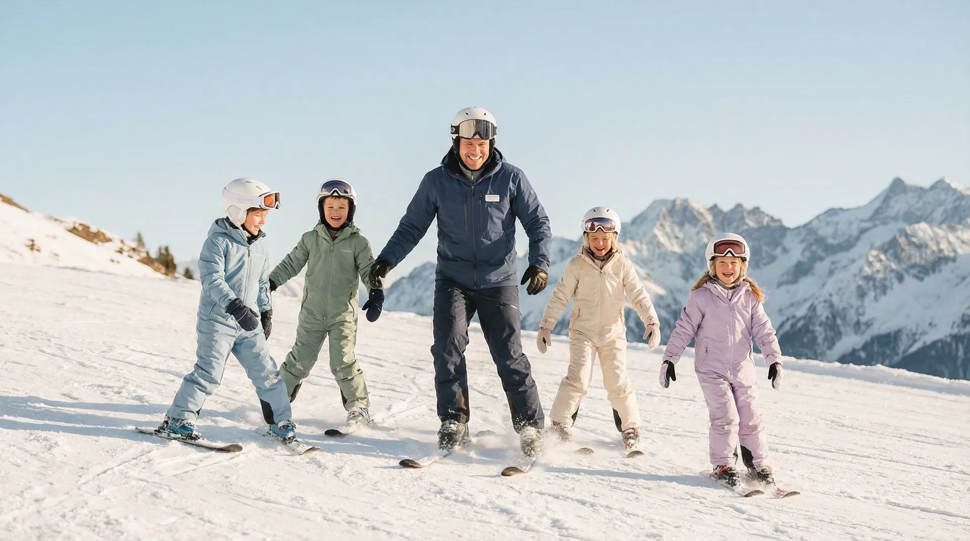 Bambini in montagna con Asphere Glacier